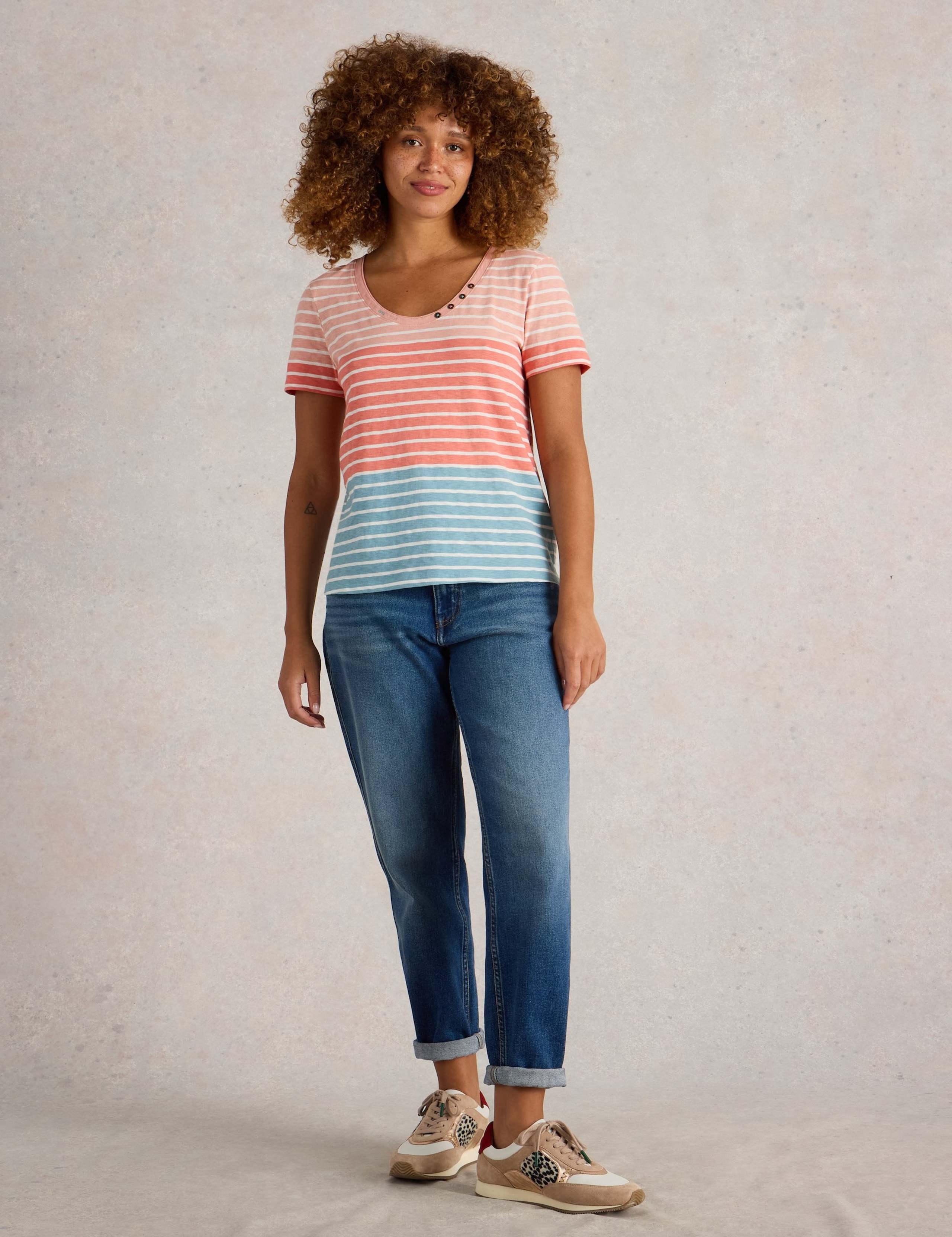 Pure Cotton Striped T-Shirt 5 of 6