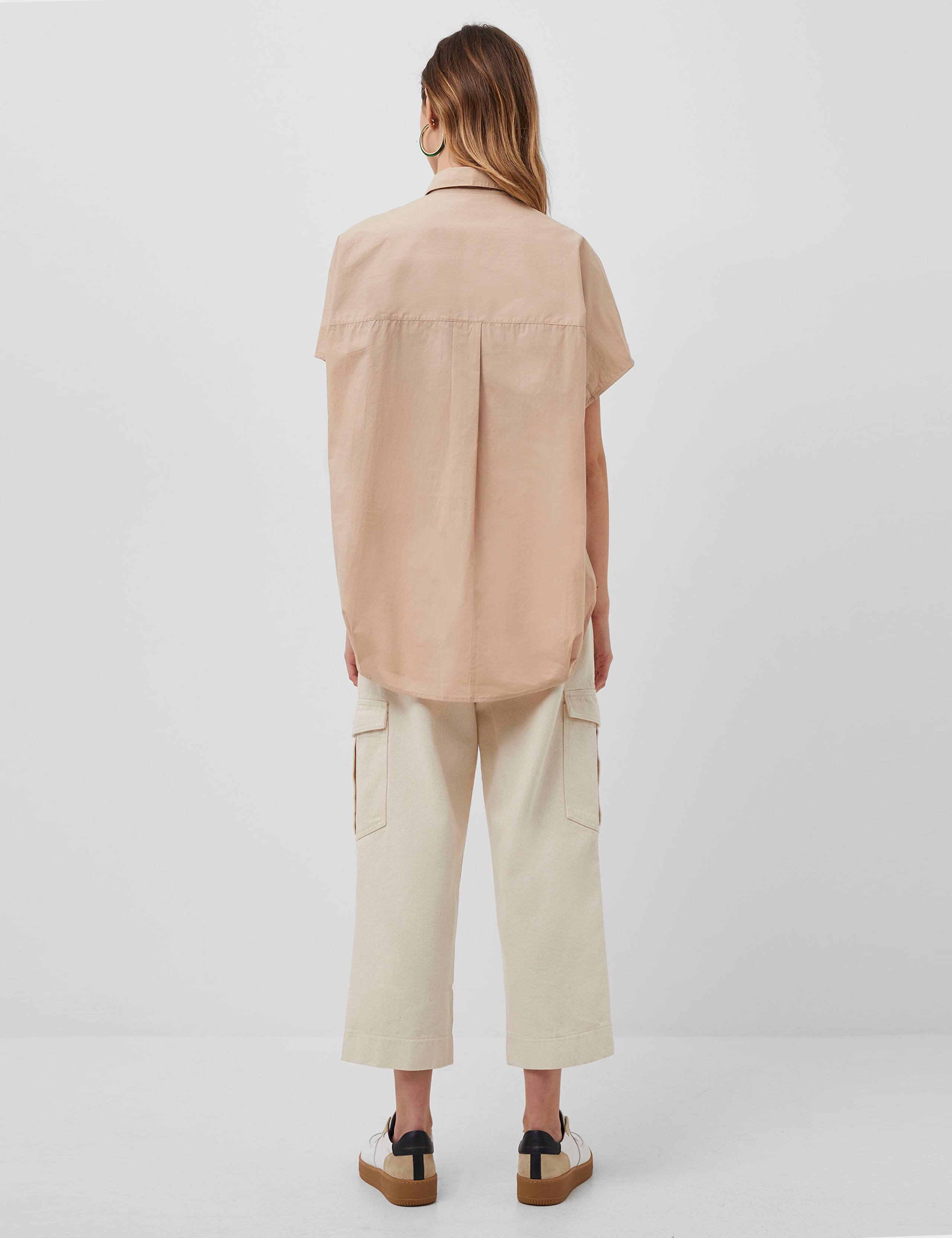 Pure Cotton Collared Short Sleeve Shirt 3 of 4