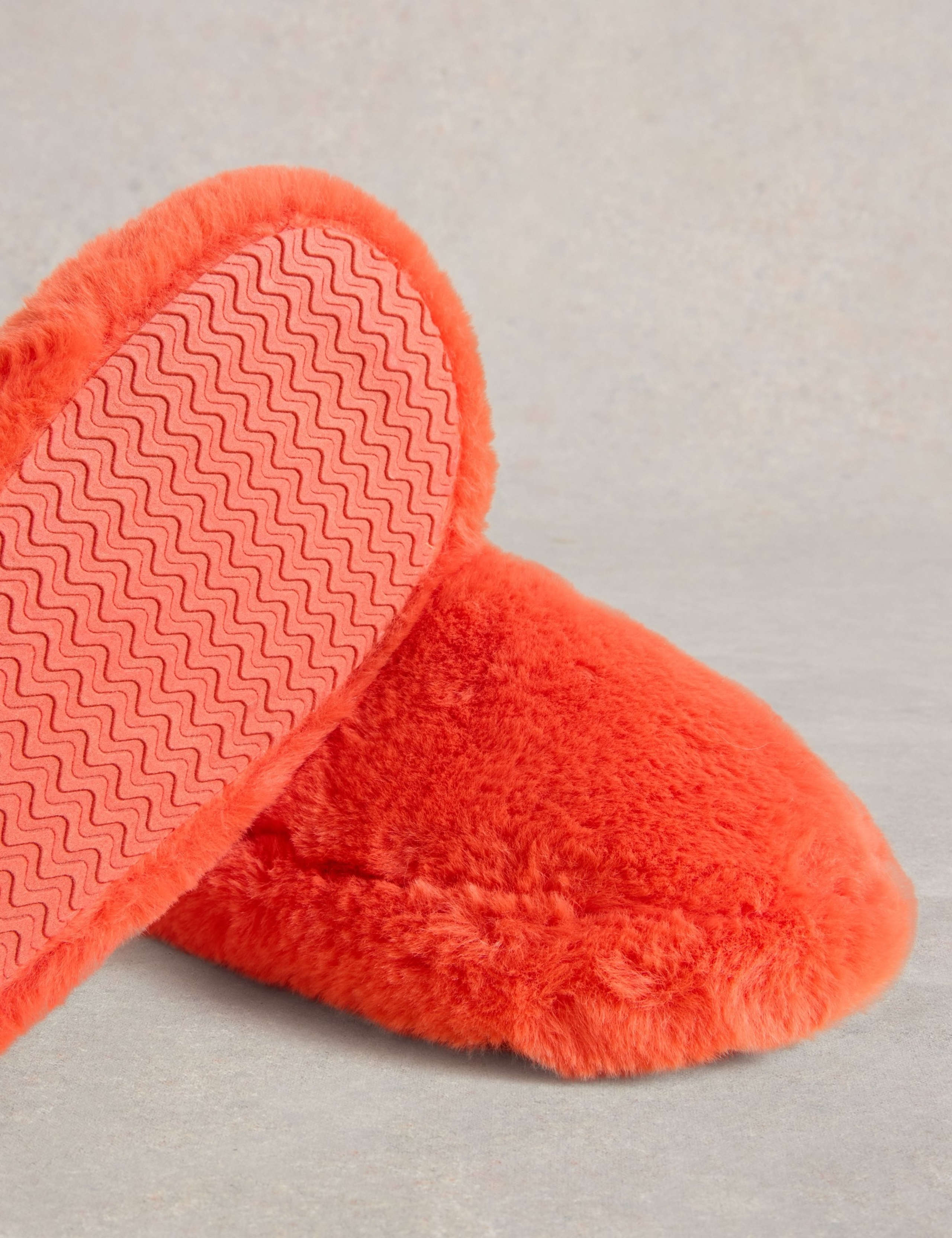 Faux Fur Mule Slippers 4 of 4