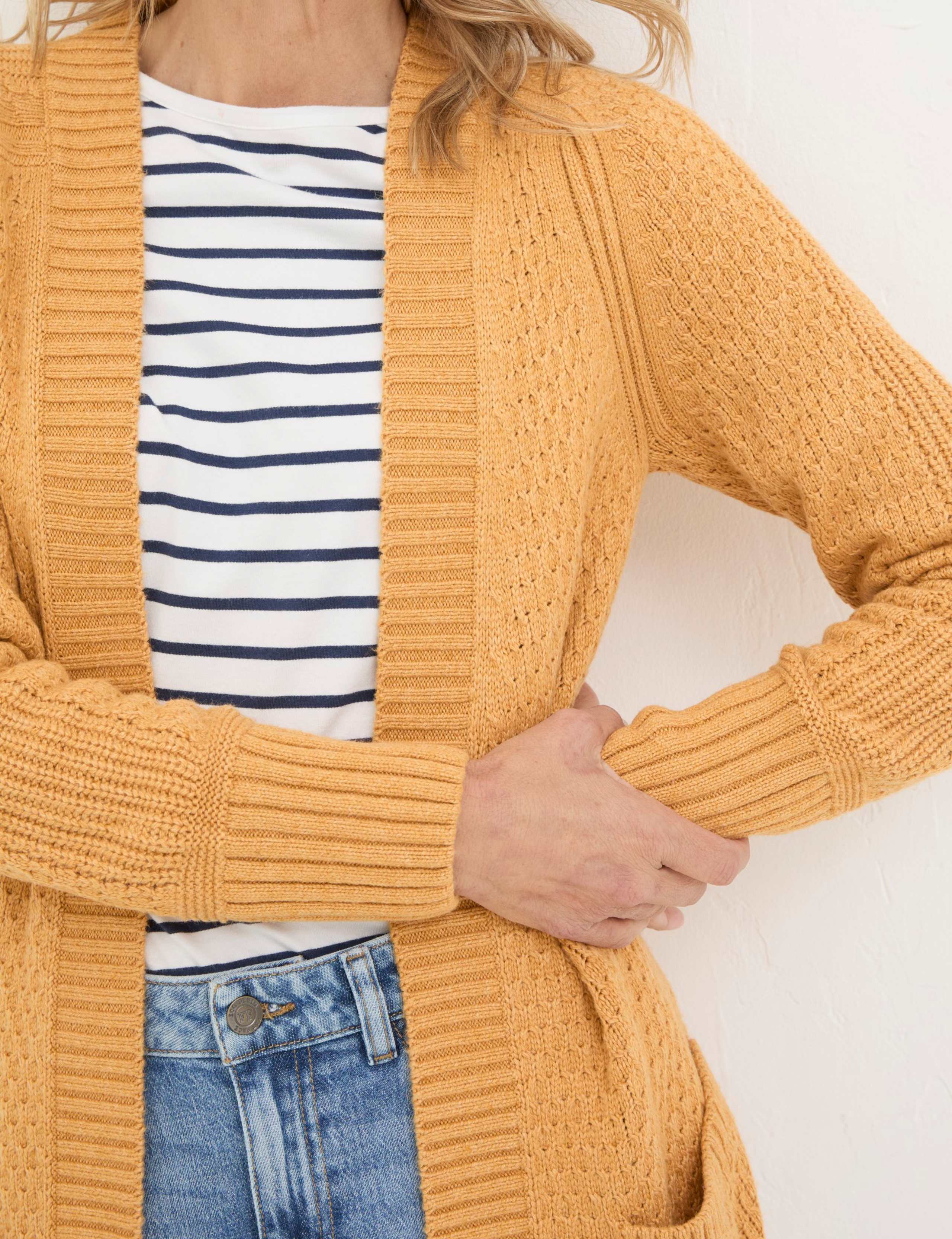Textured Edge to Edge Longline Cardigan 5 of 5