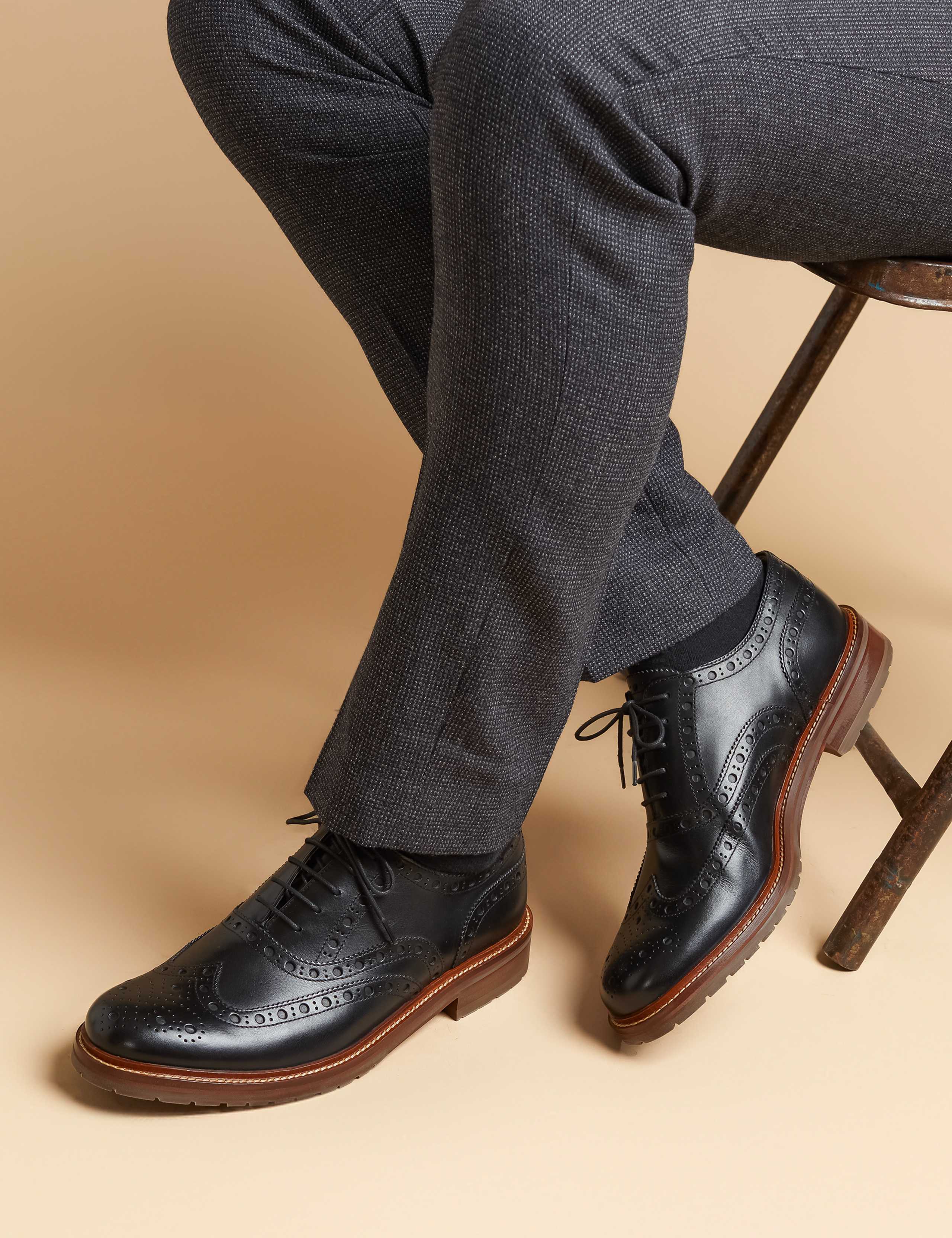 Leather Oxford Brogues 1 of 7