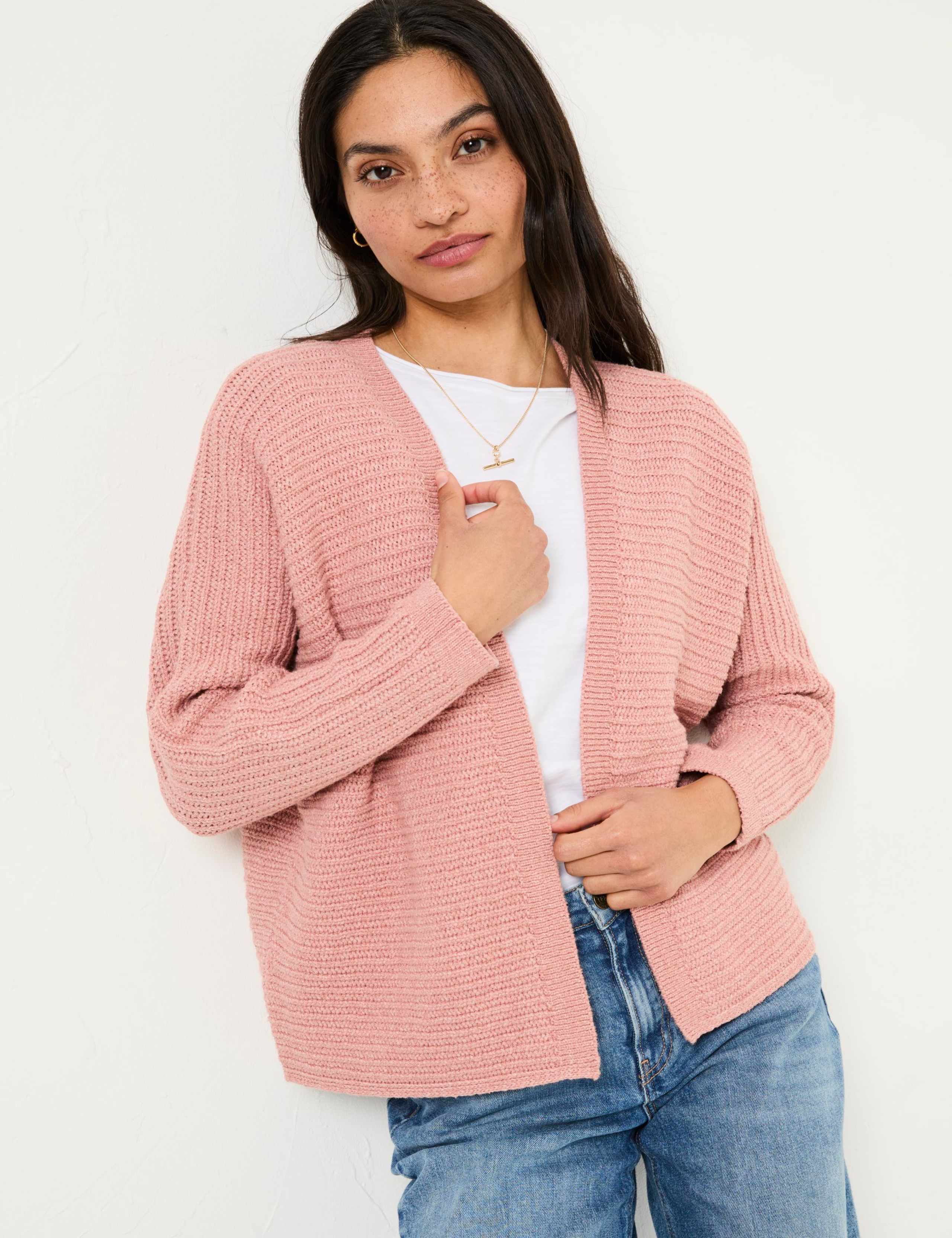 Cotton Rich Textured Cardigan 3 of 5