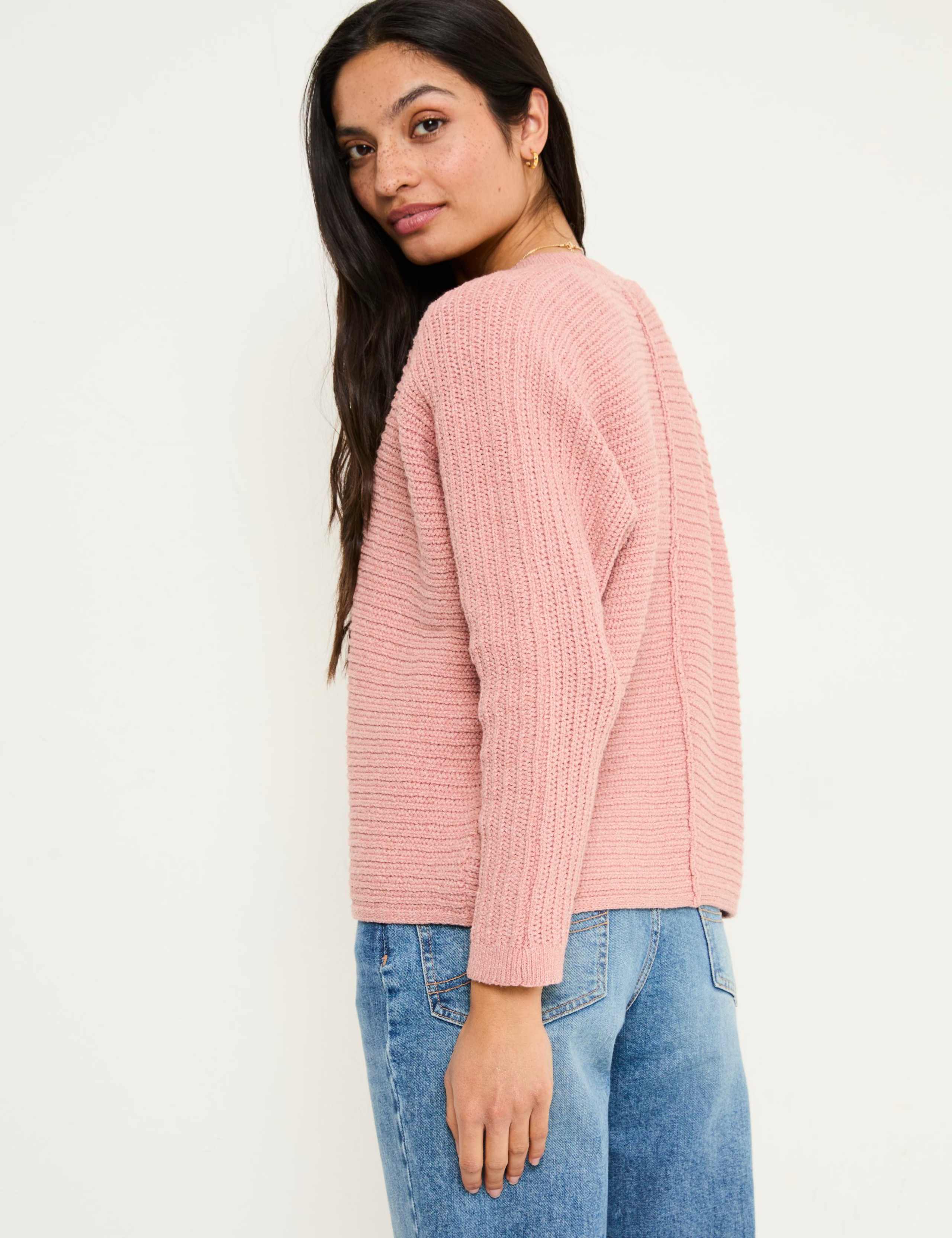 Cotton Rich Textured Cardigan 4 of 5