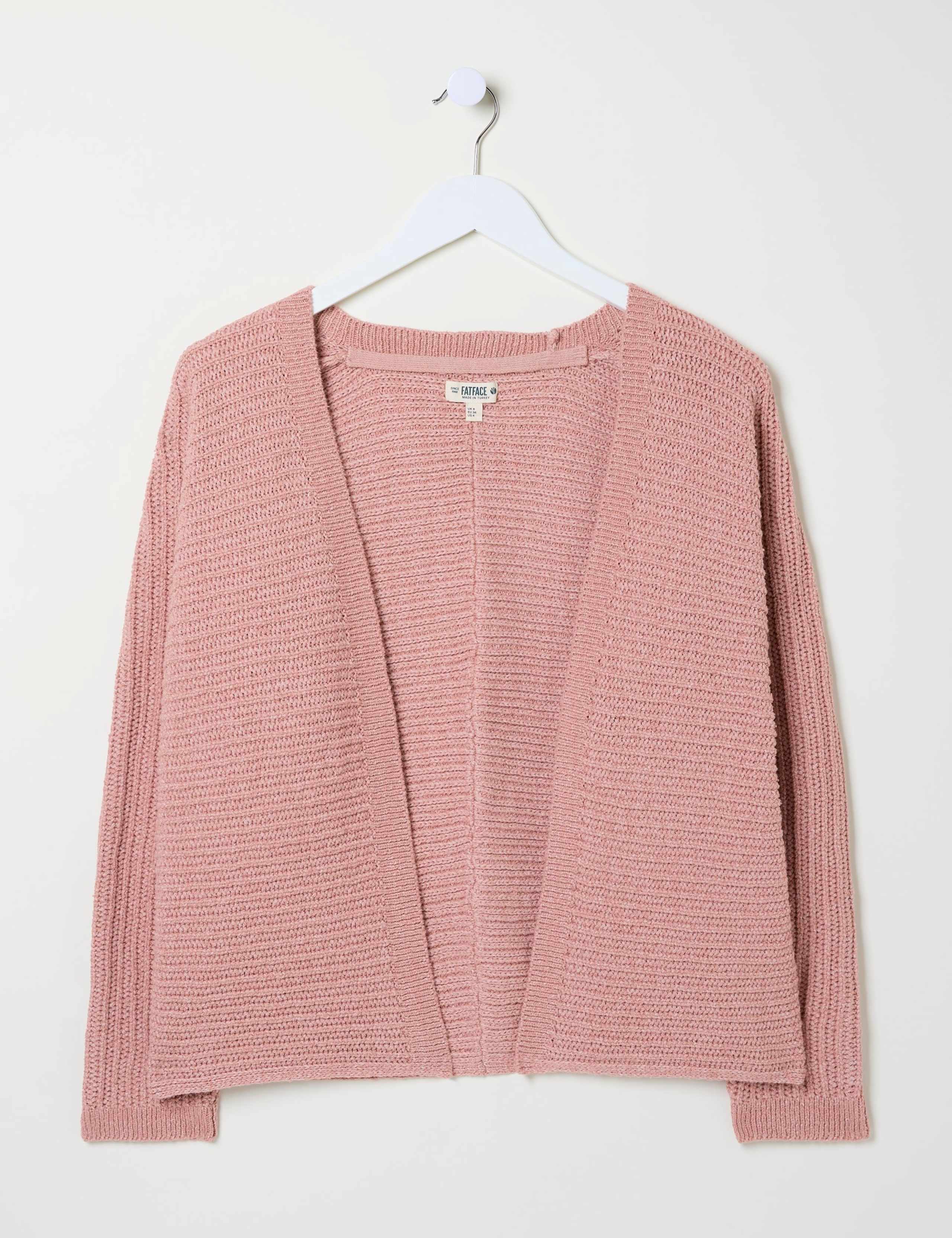 Cotton Rich Textured Cardigan 2 of 5