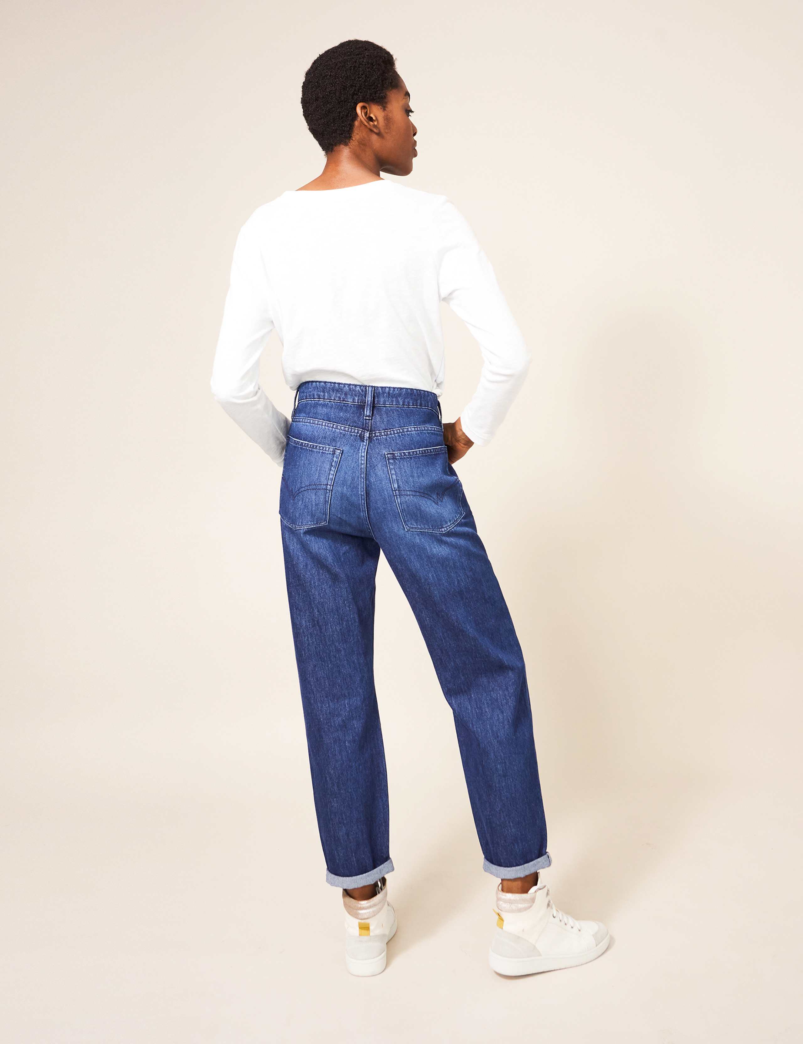 Boyfriend Distressed Jeans 3 of 4