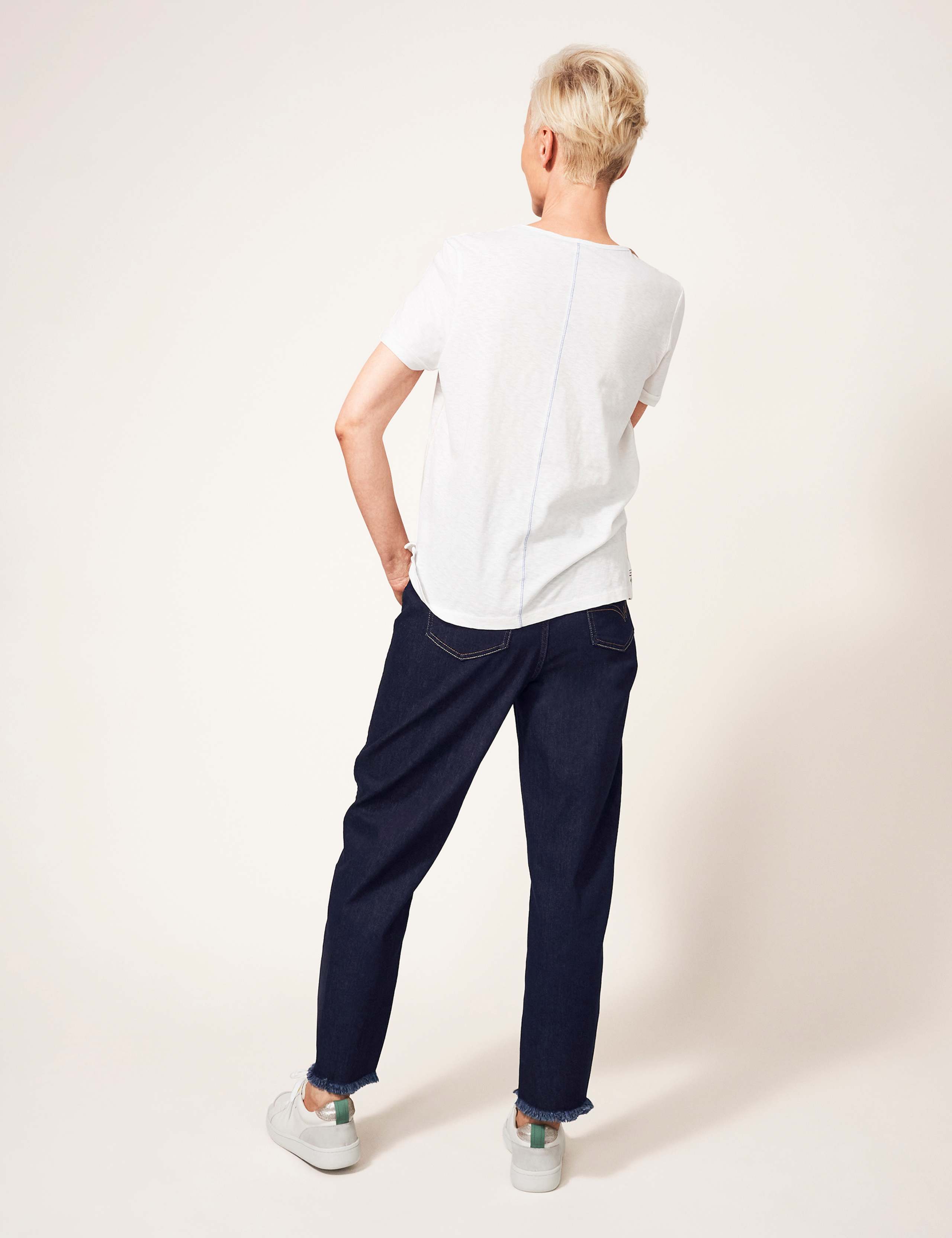 Raw Hem Jeans 4 of 5