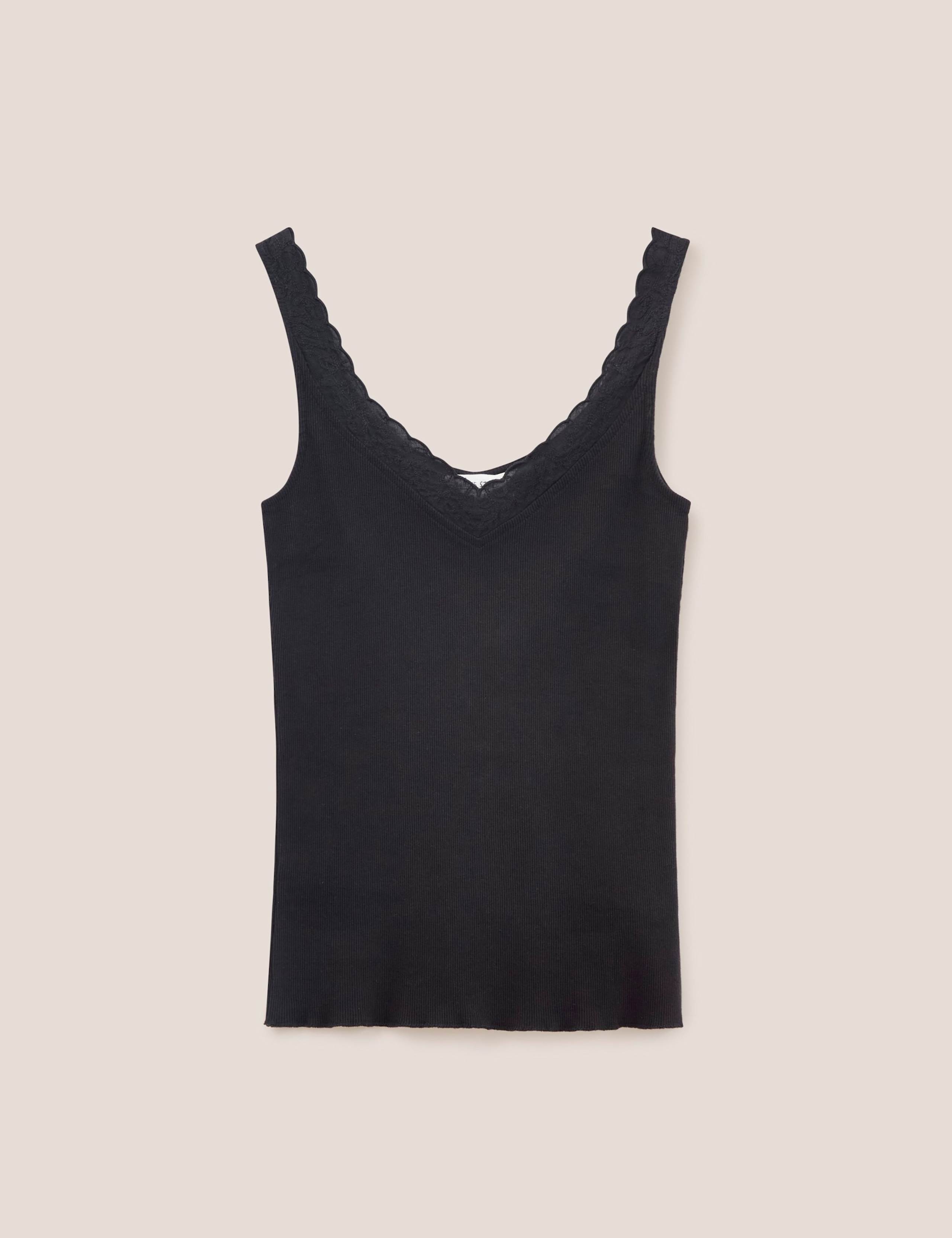 Pure Cotton Ribbed V-neck Vest 2 of 6