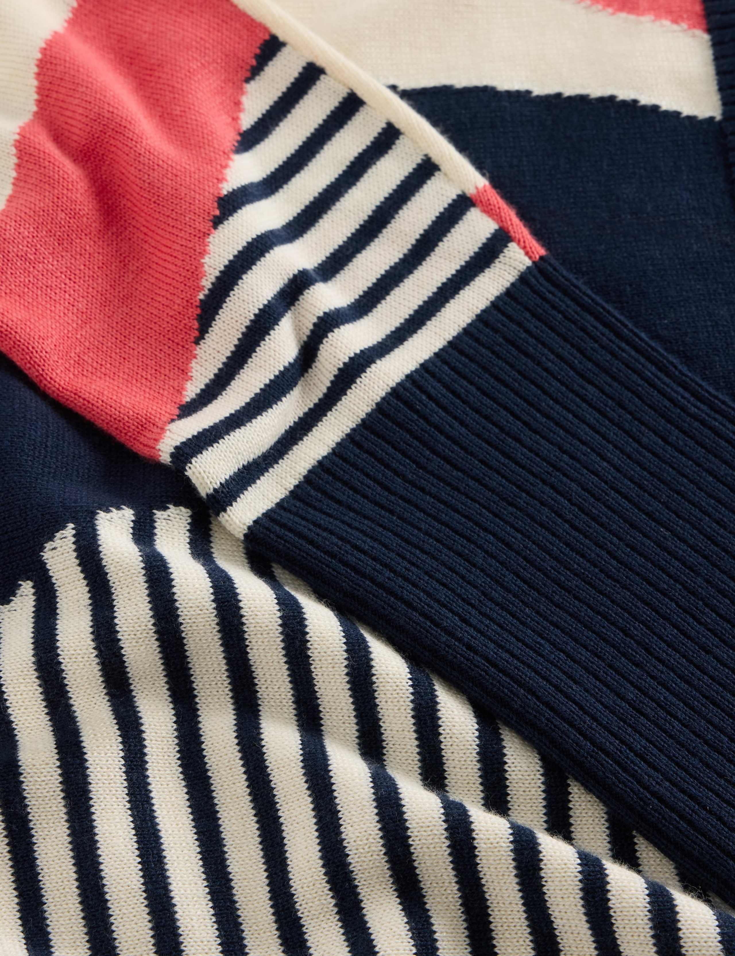Cotton Rich Colour Block Jumper 6 of 6