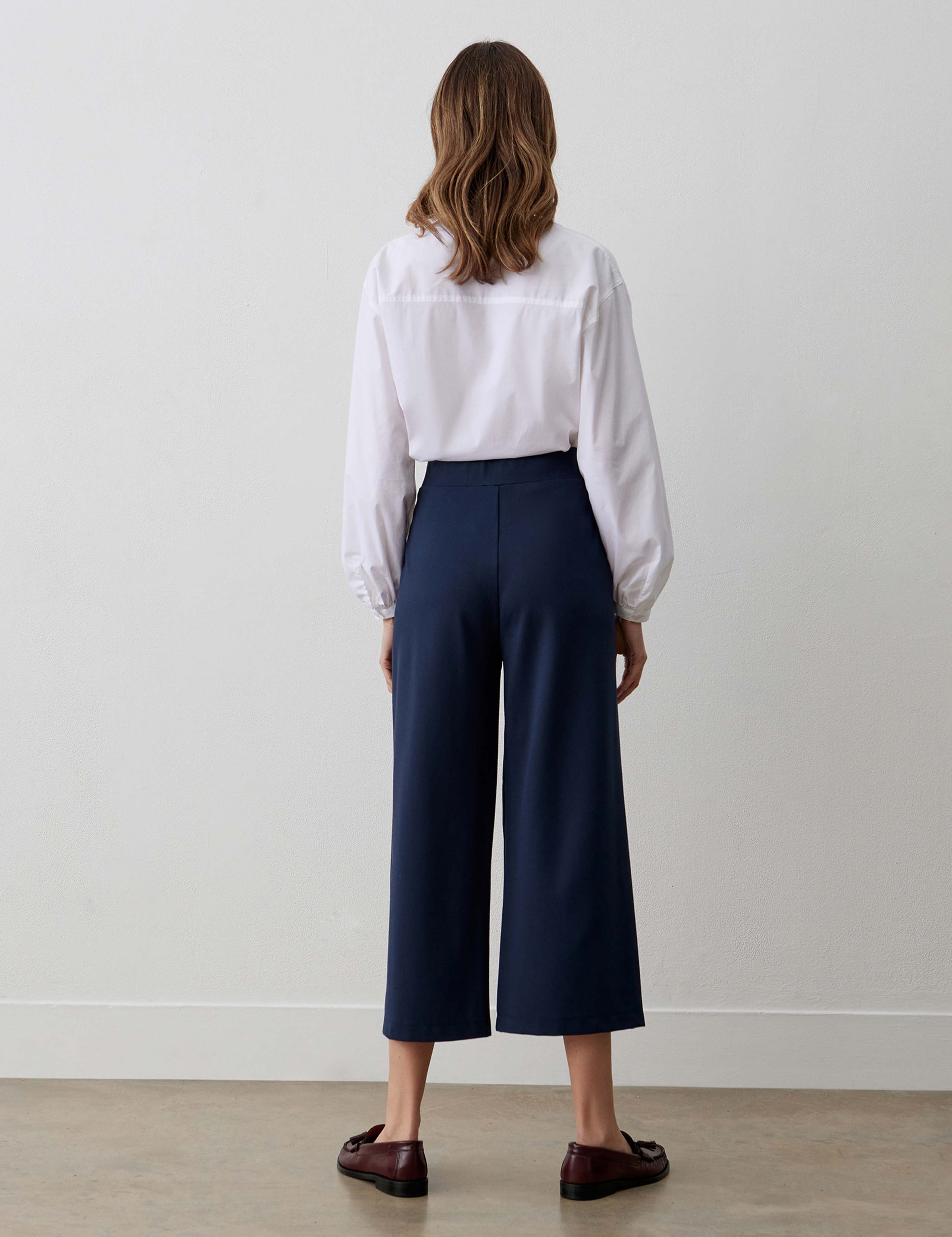 Elasticated Waist Wide Leg Culottes 2 of 4