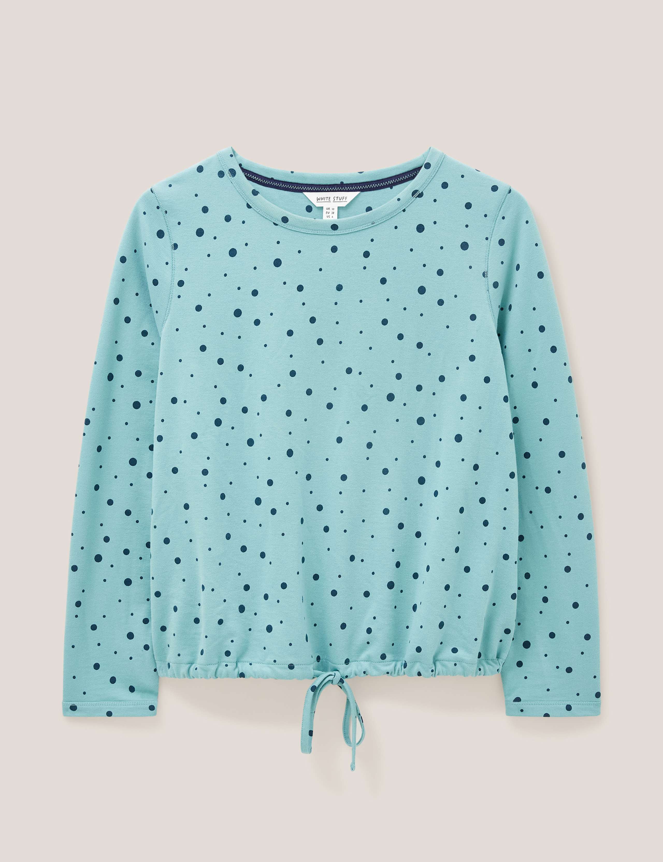 Pure Cotton Spot Print Top 2 of 5