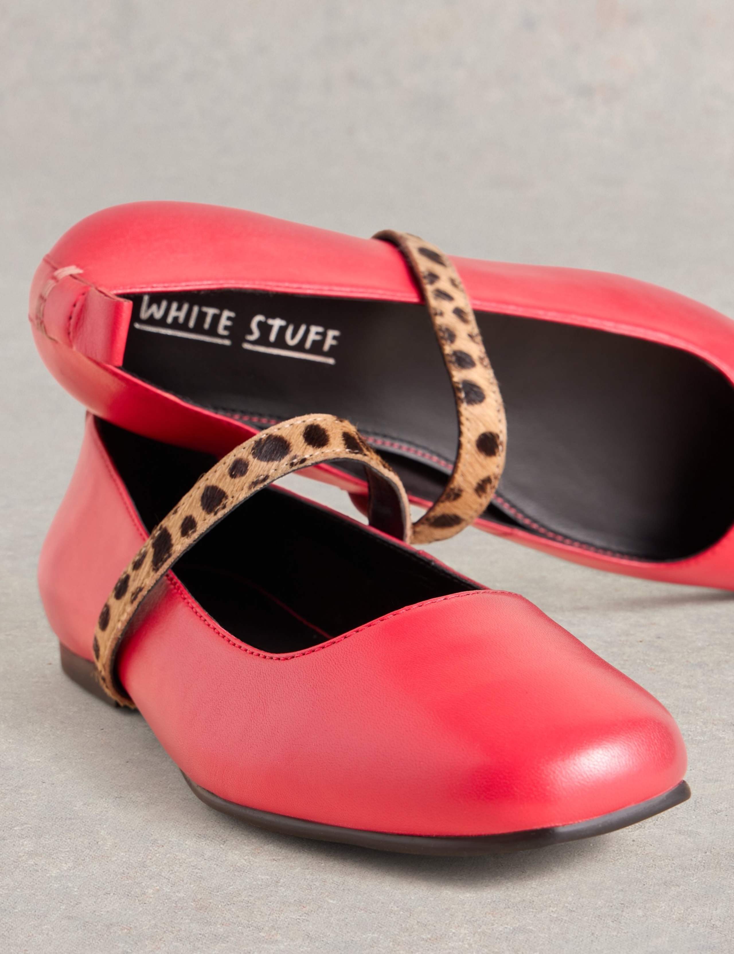 Leather Flat Ballet Pumps 4 of 4