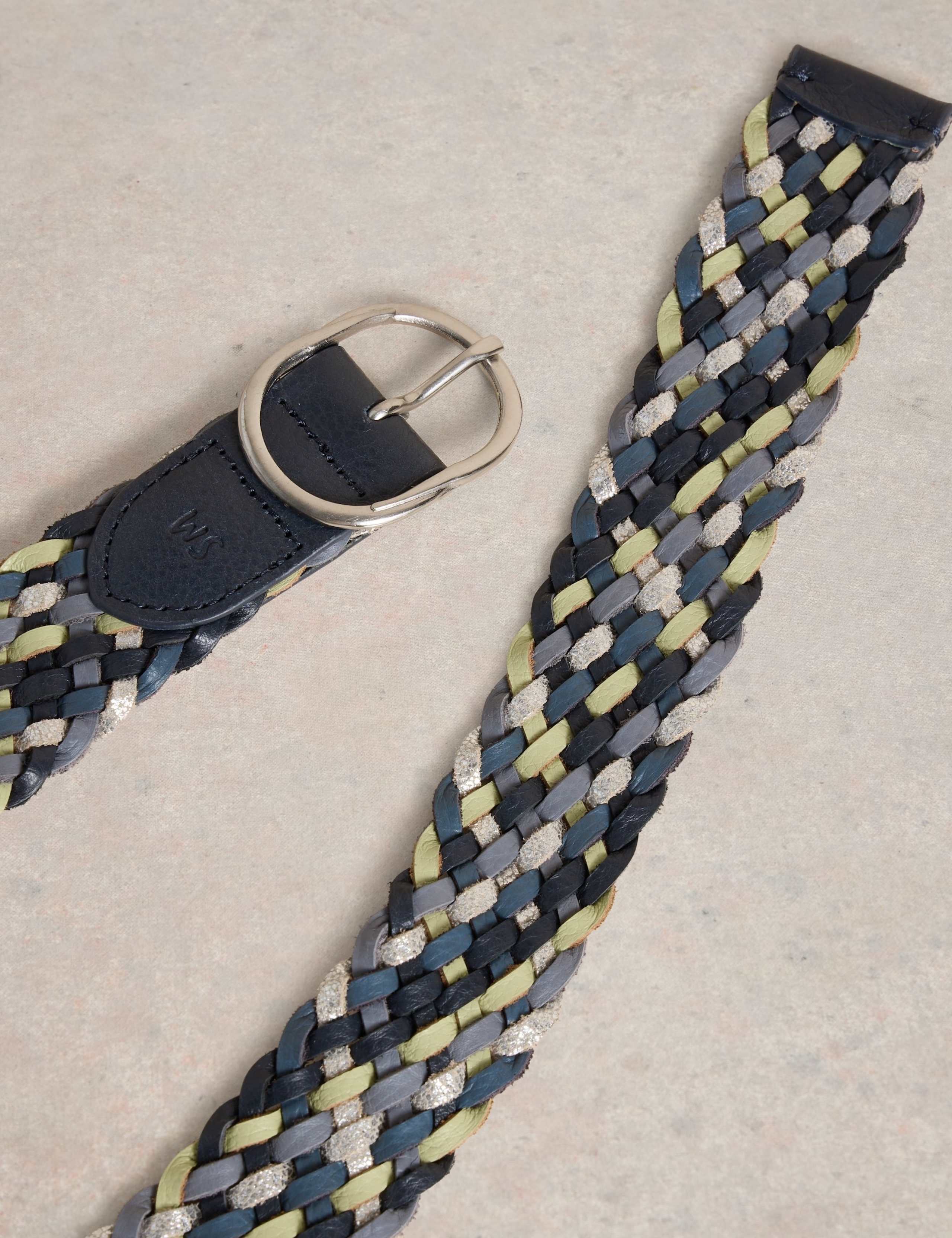 Leather Weave Jeans Belt 3 of 3