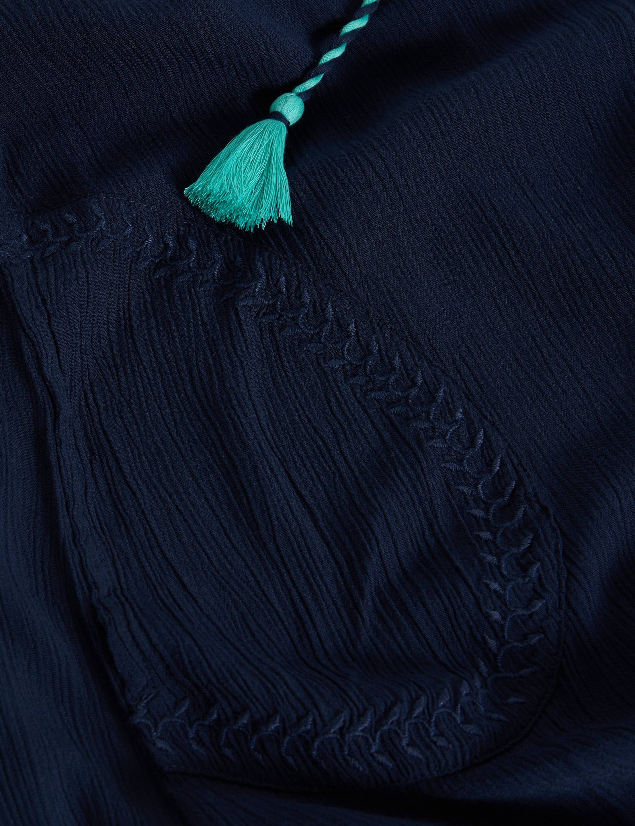 Tie Neck Midi Kaftan Beach Dress 6 of 6