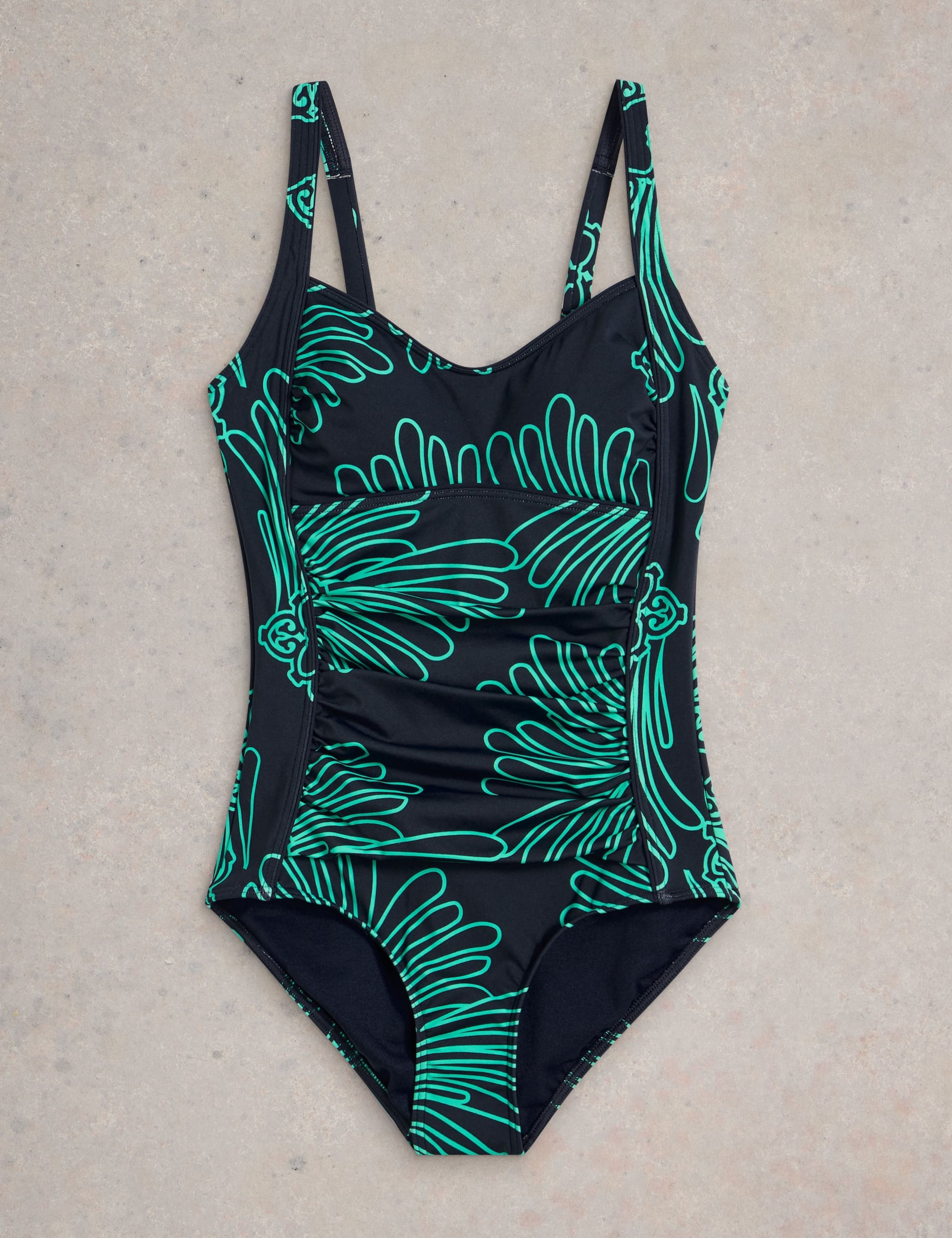 Printed Ruched Swimsuit 2 of 6