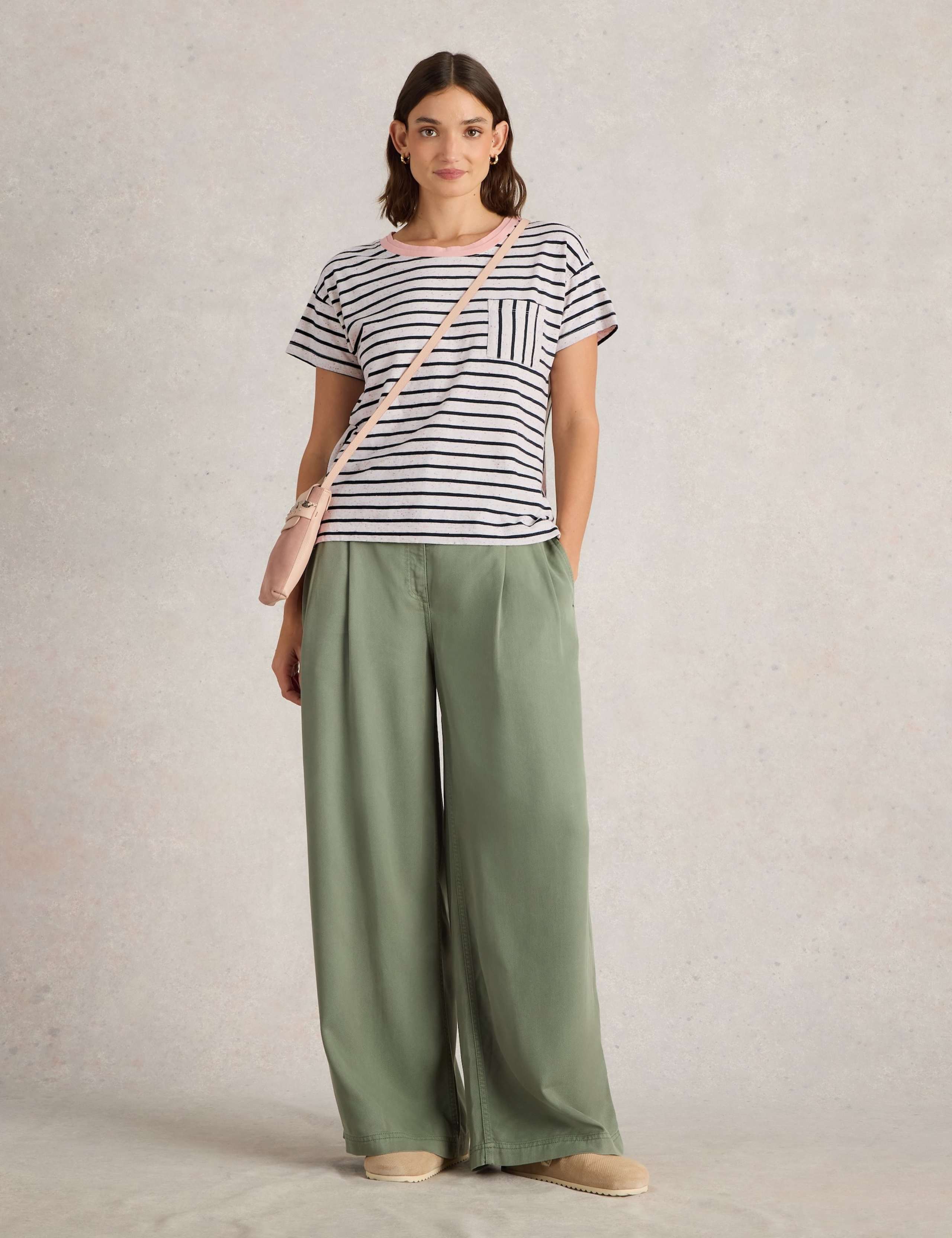 Pure Cotton Striped T-Shirt 4 of 7