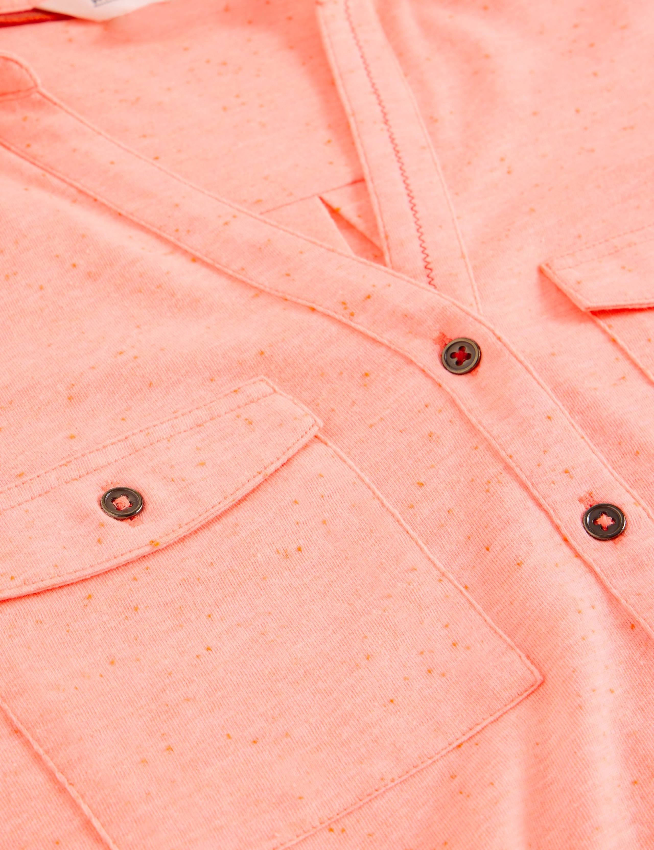 Cotton Blend Collared Shirt 6 of 6