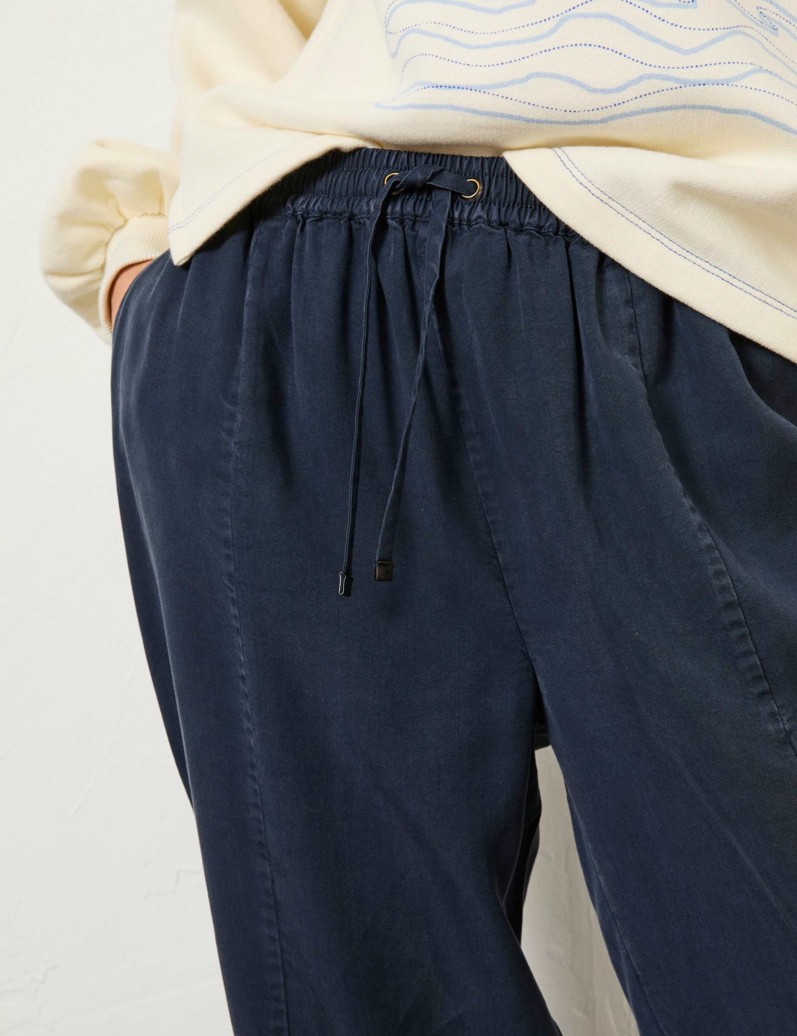 Pure Lyocell Elasticated Waist Trousers 5 of 5