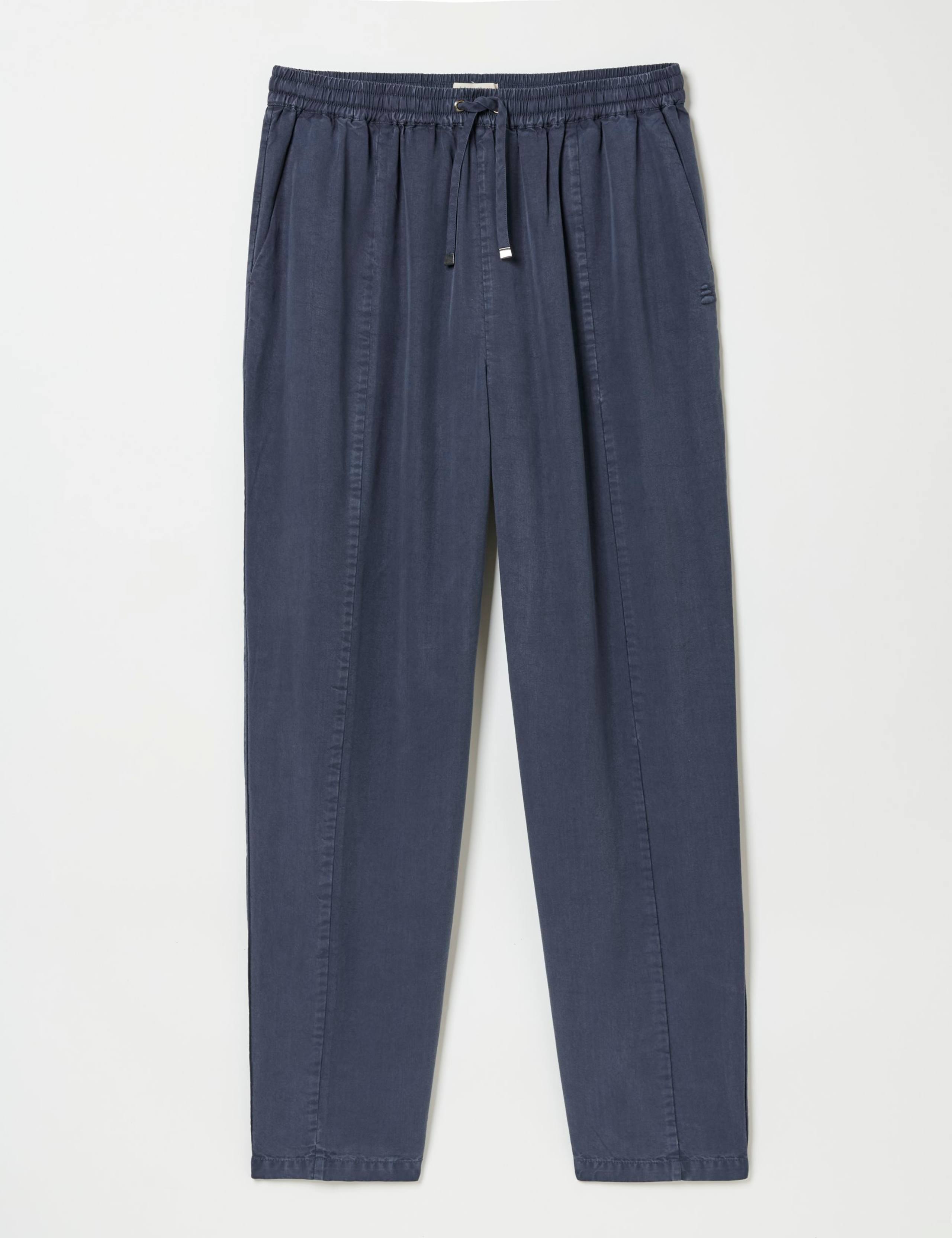 Pure Lyocell Elasticated Waist Trousers 2 of 5