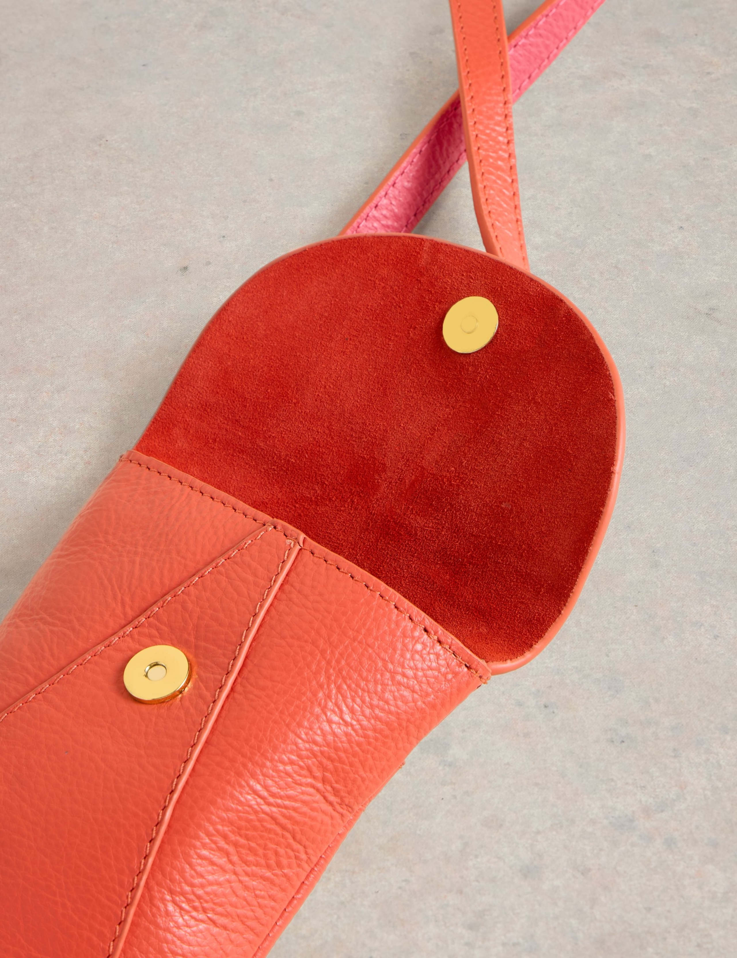 Leather Cross Body Phone Bag 4 of 4
