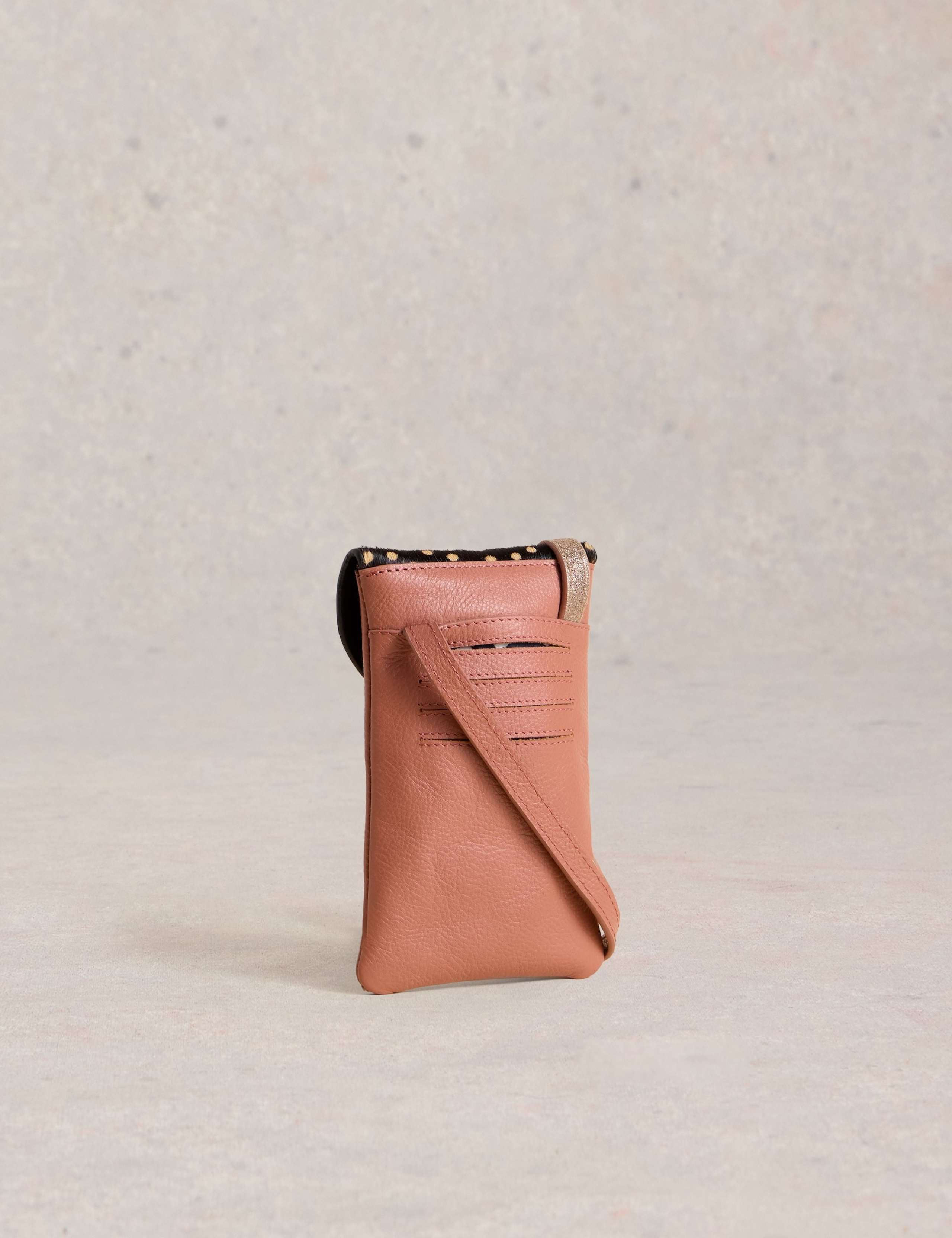 Leather Cross Body Phone Bag 3 of 4