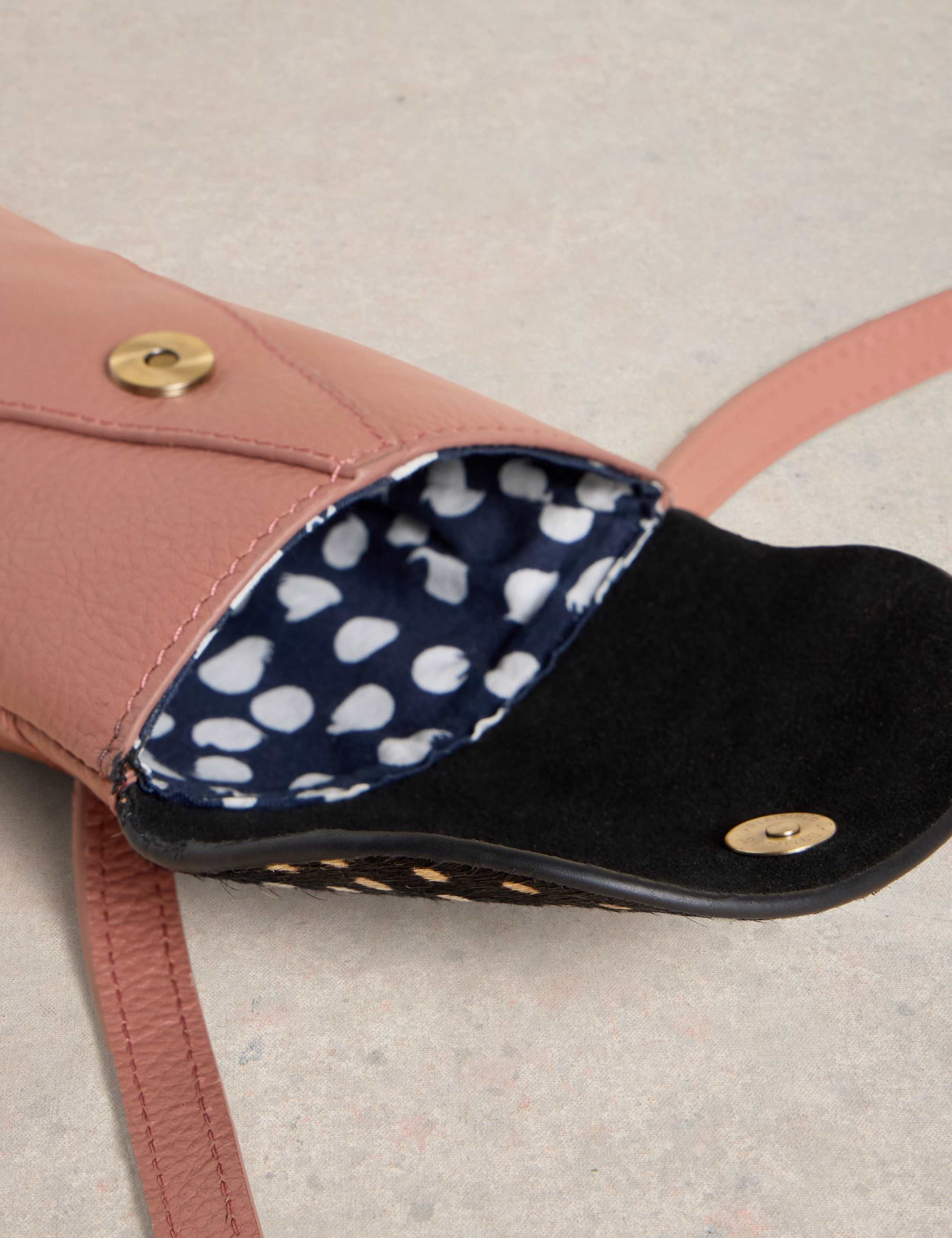 Leather Cross Body Phone Bag 4 of 4