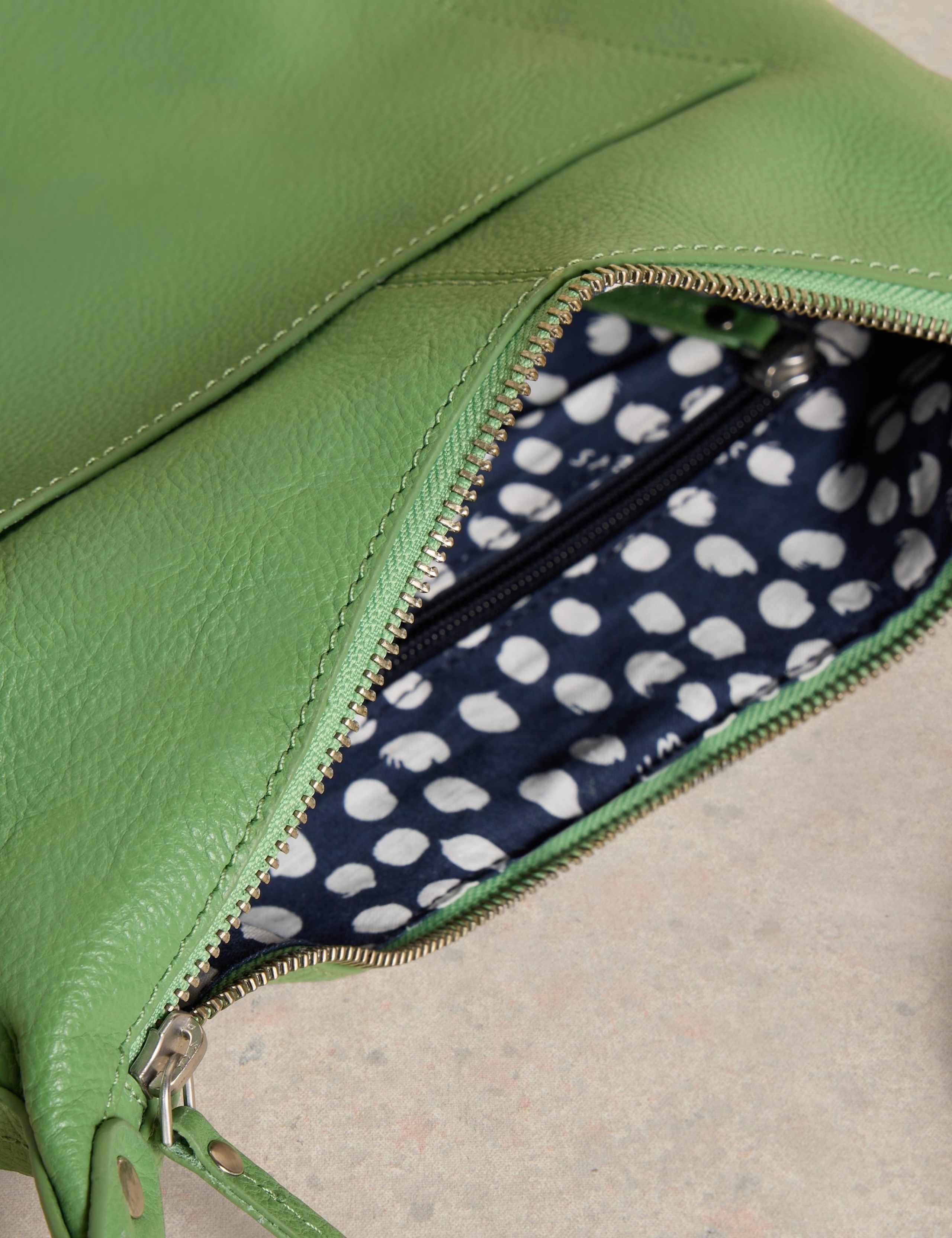 Leather Cross Body Bag with Coin Purse 4 of 4