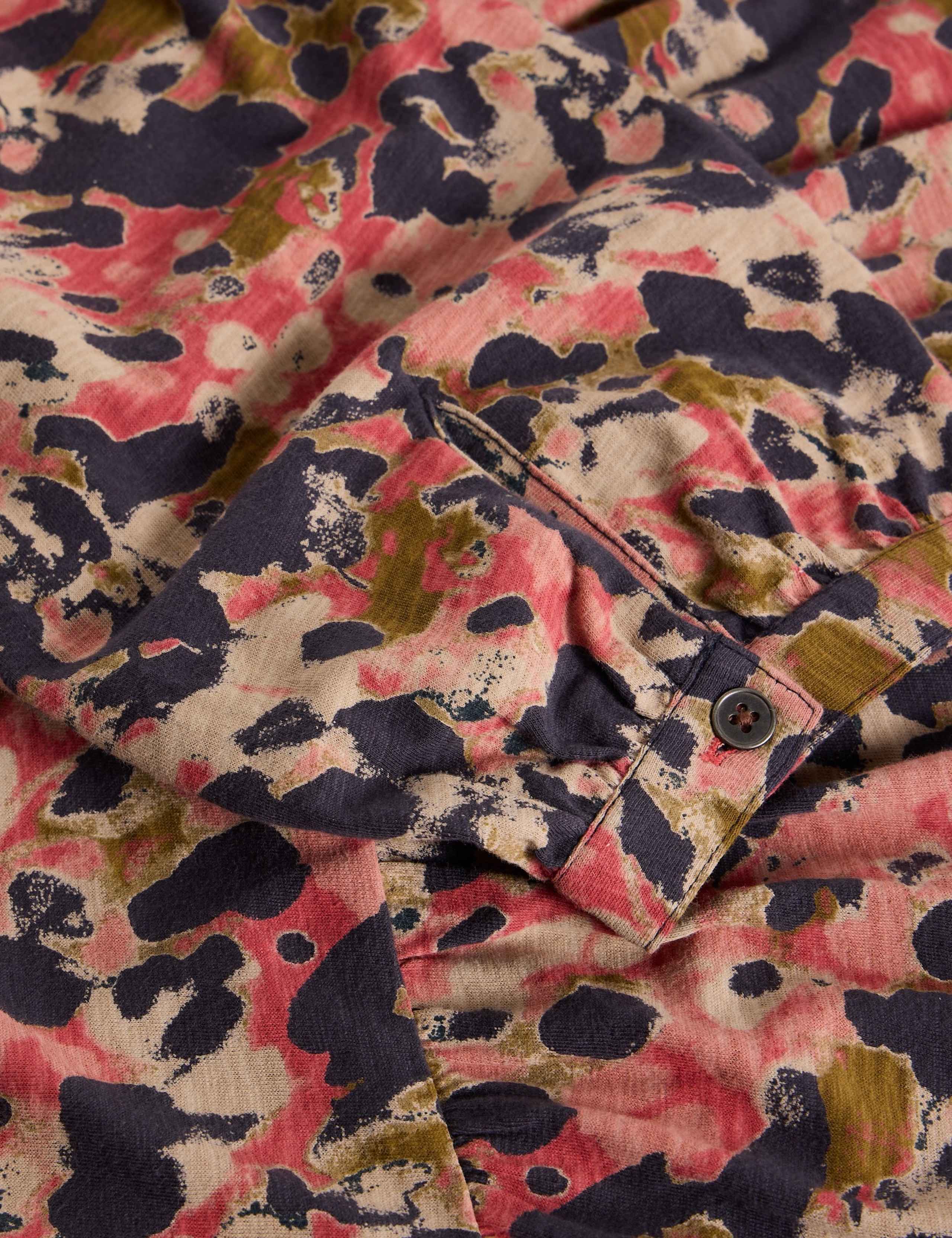 Pure Cotton Printed V-Neck Tunic 6 of 6