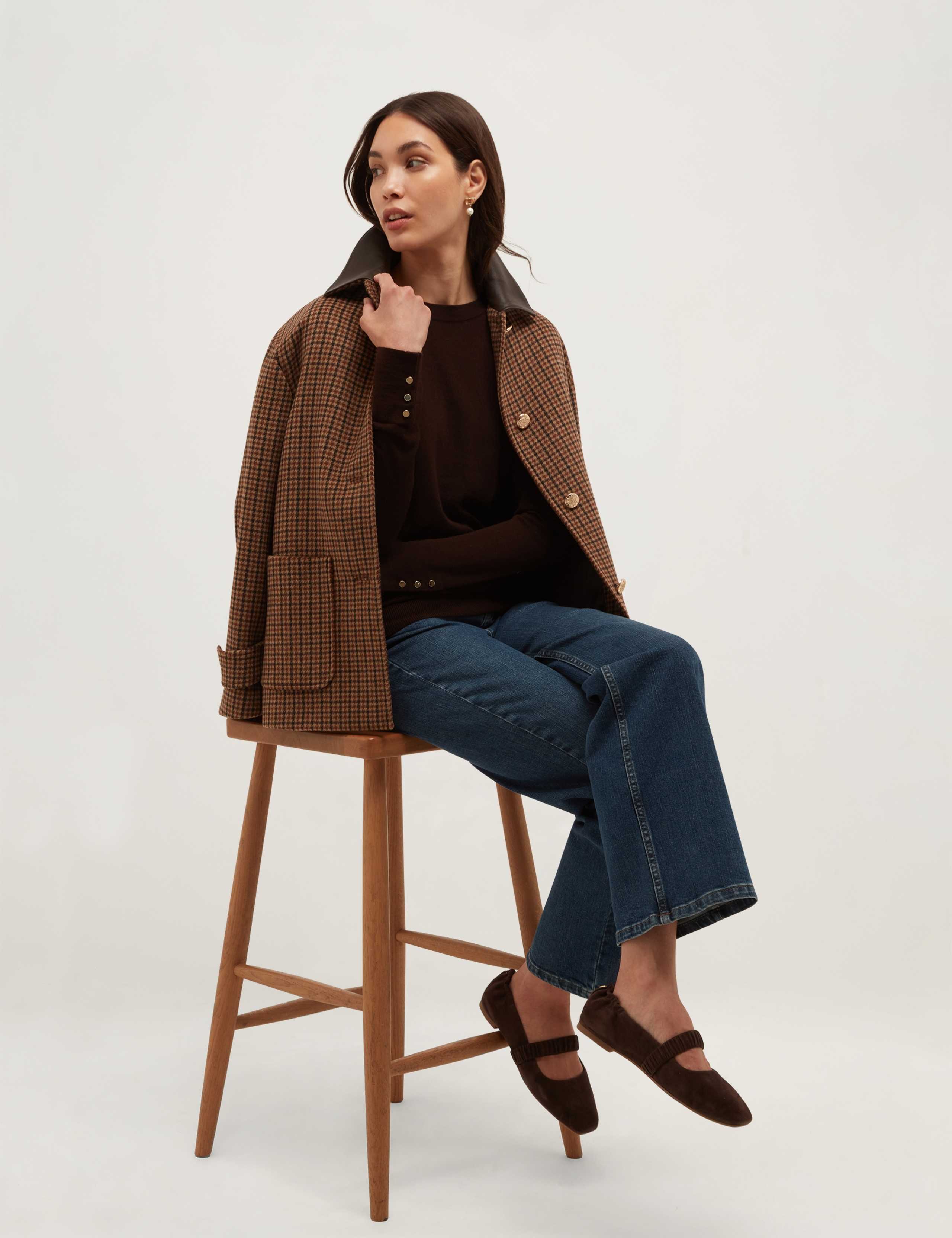 Pure Merino Wool Crew Neck Jumper 5 of 5