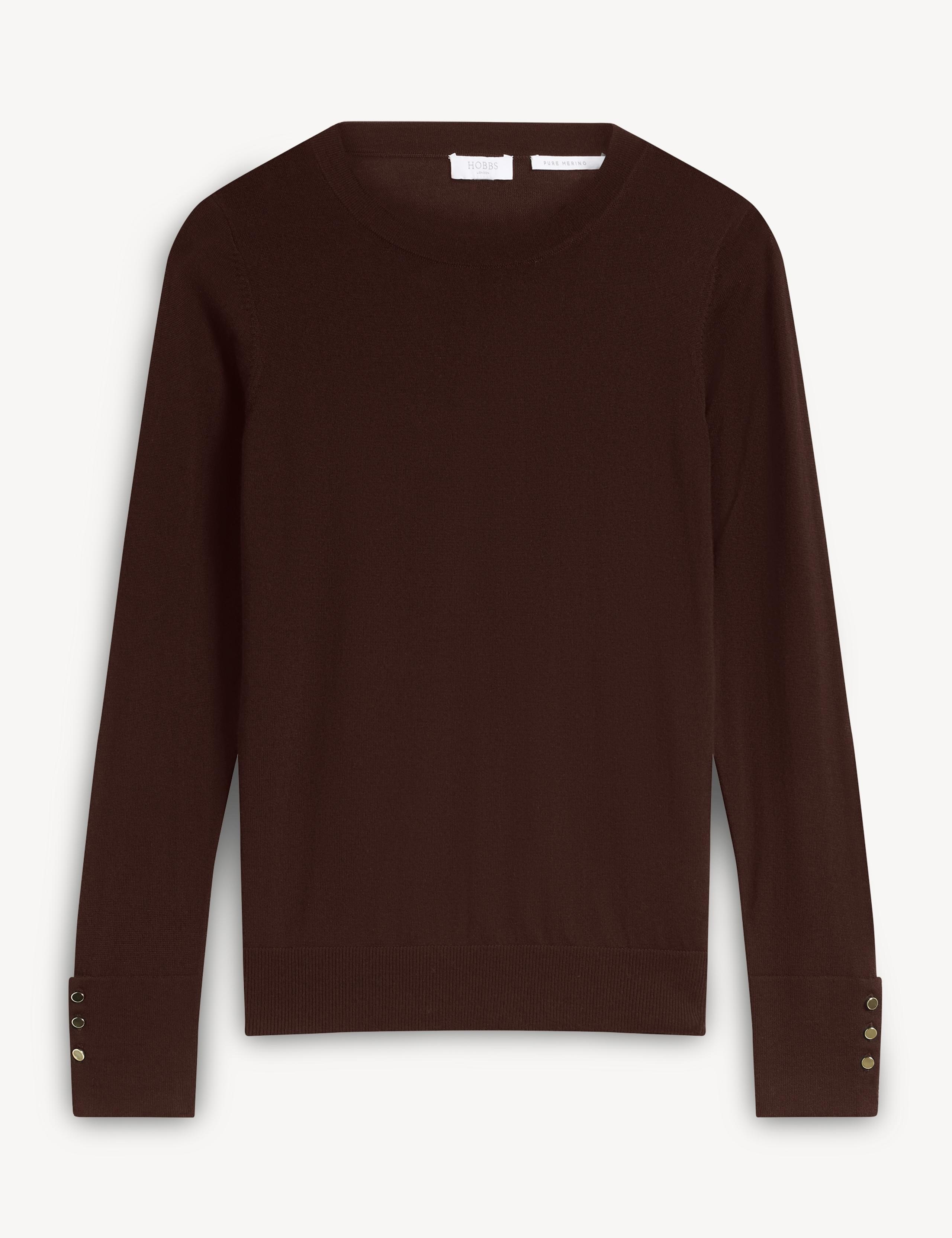Pure Merino Wool Crew Neck Jumper 2 of 5