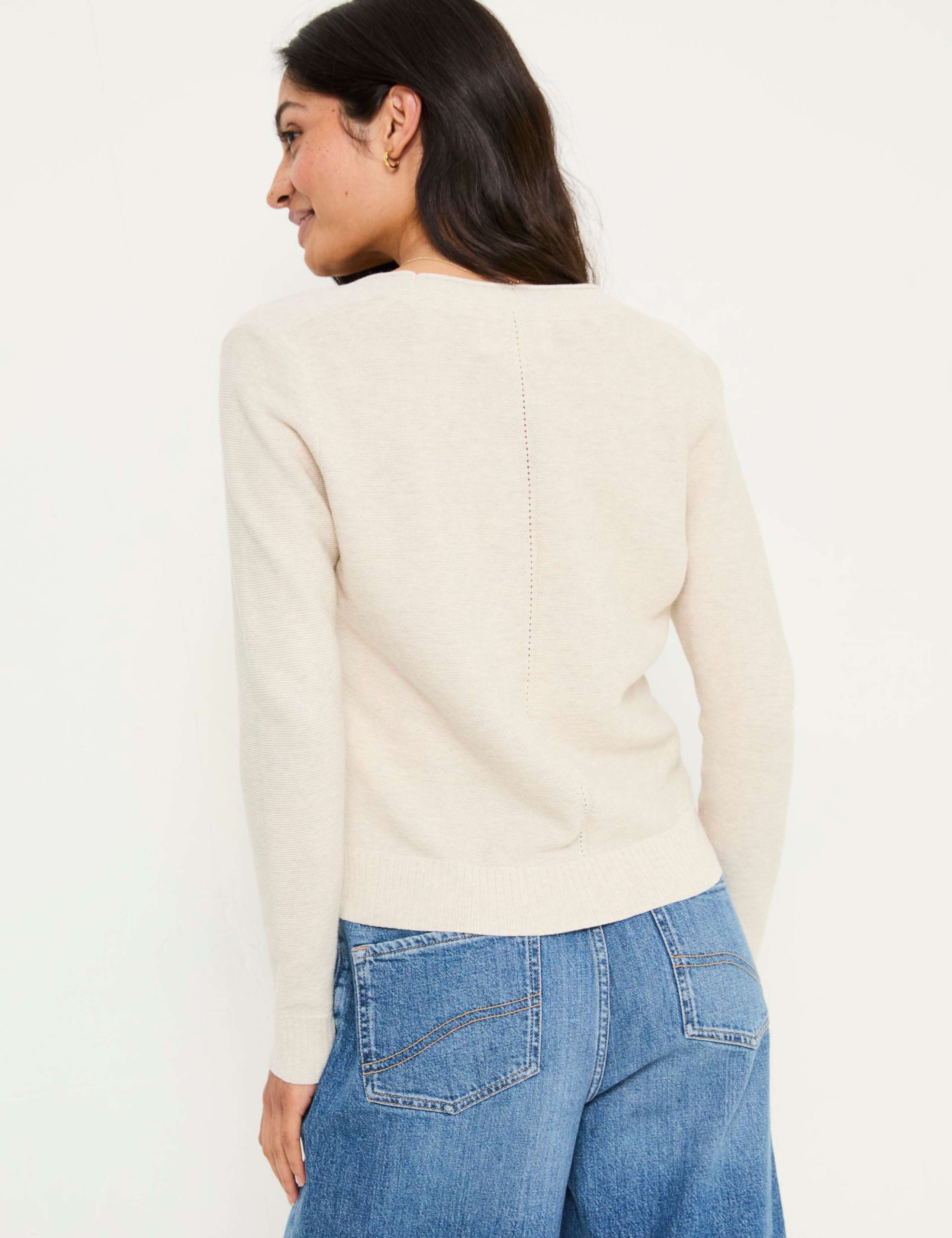 Pure Cotton V-Neck Cardigan 4 of 9