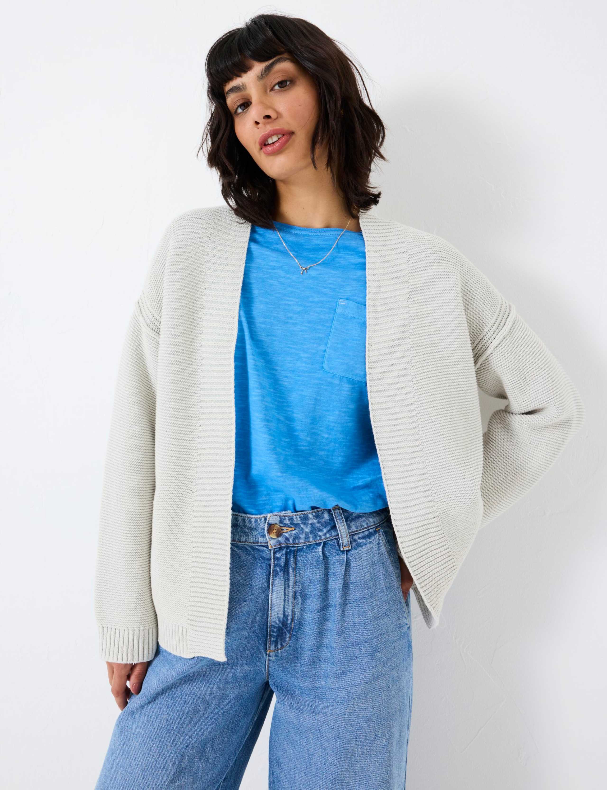 Pure Cotton Edge to Edge Cardigan 4 of 9