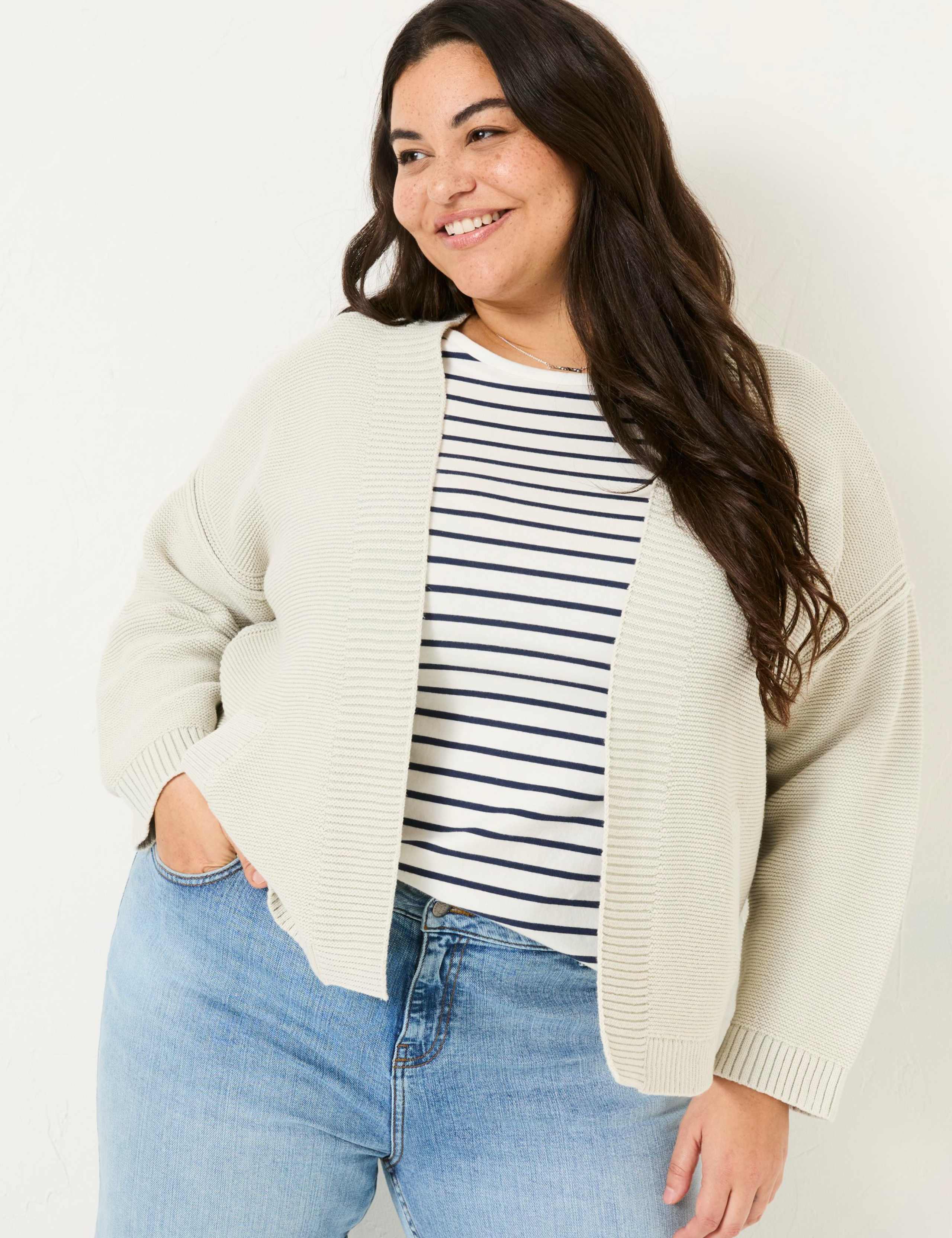 Pure Cotton Edge to Edge Cardigan 6 of 9