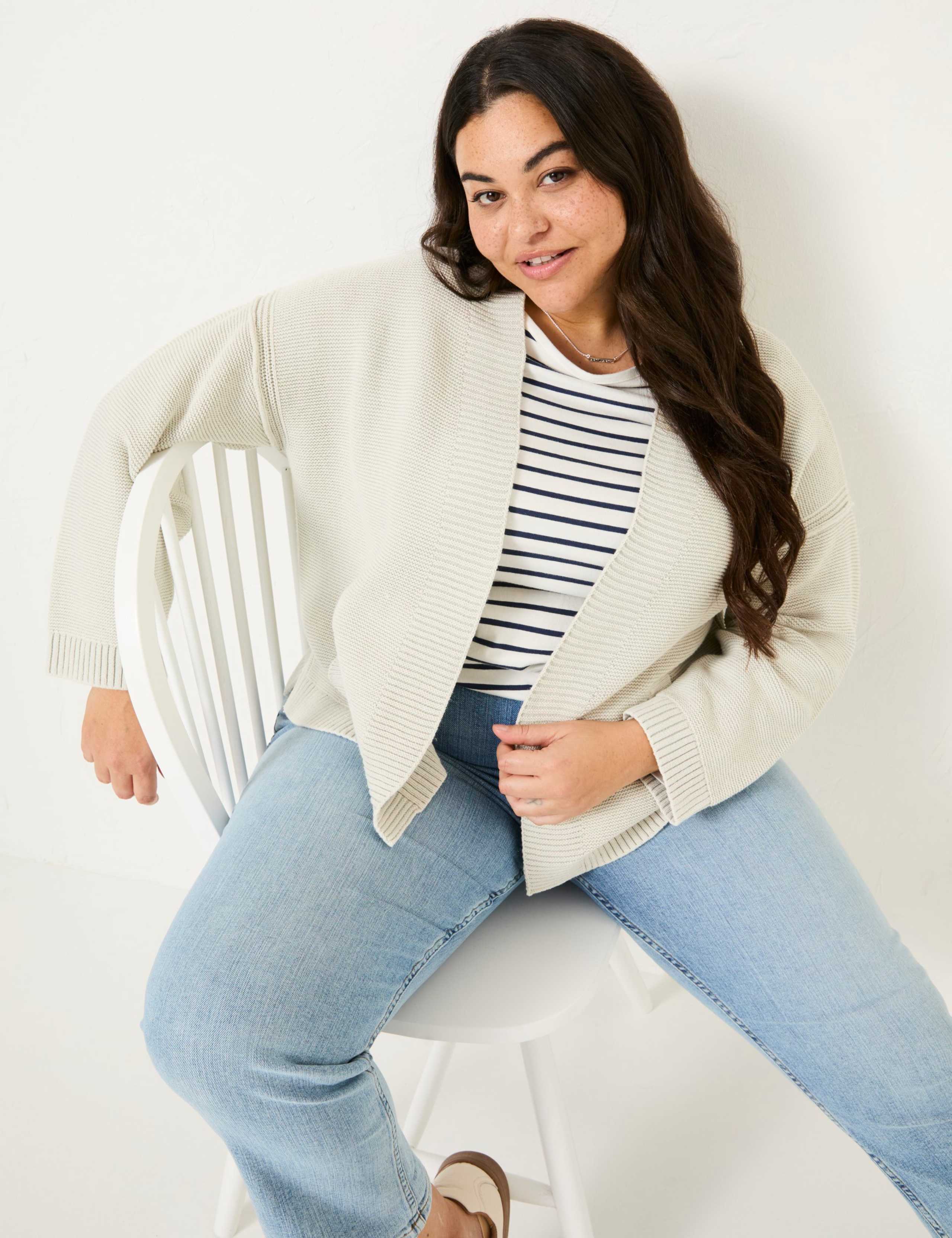 Pure Cotton Edge to Edge Cardigan 9 of 9