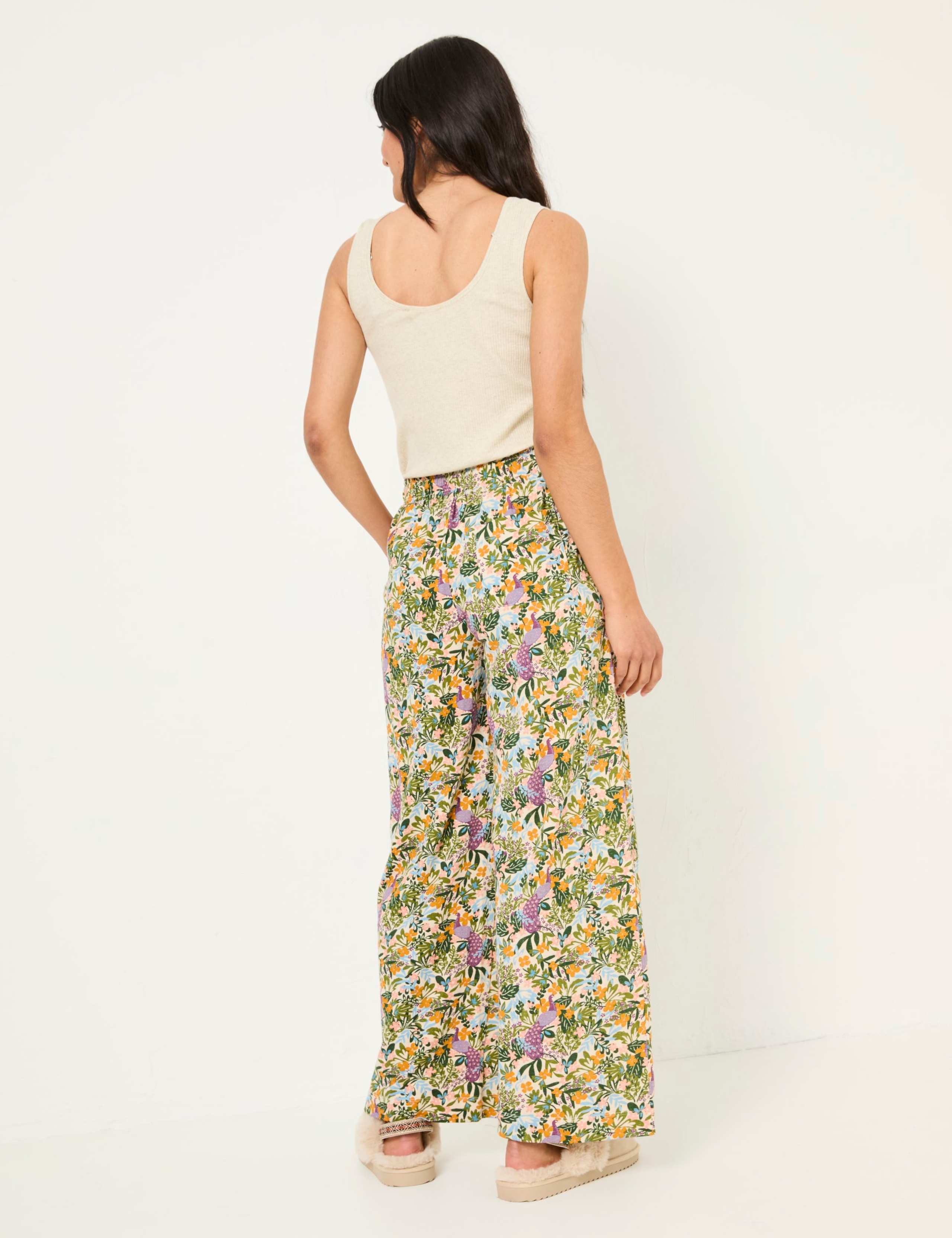 Cotton Rich Print Pyjama Bottoms 4 of 5