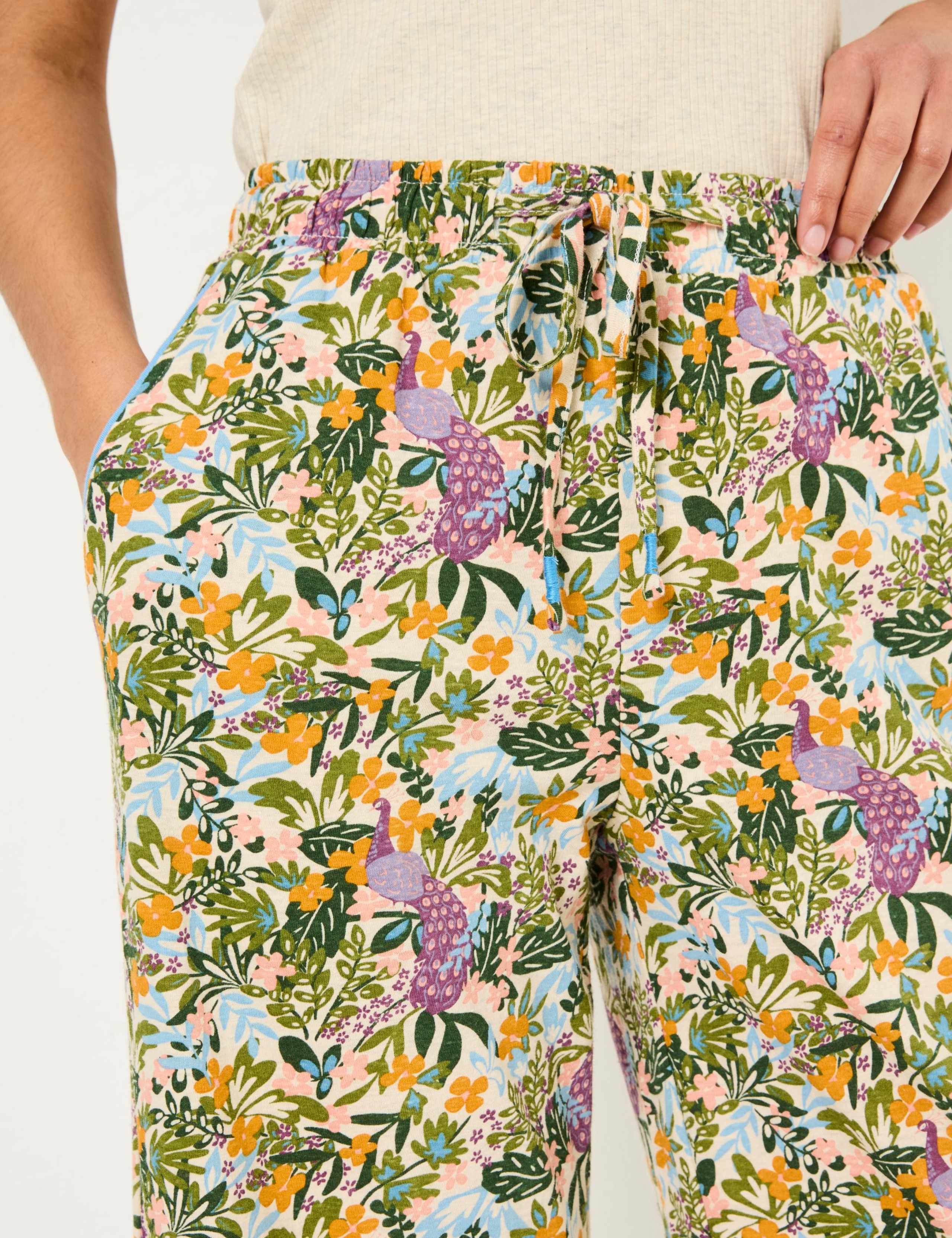 Cotton Rich Print Pyjama Bottoms 5 of 5