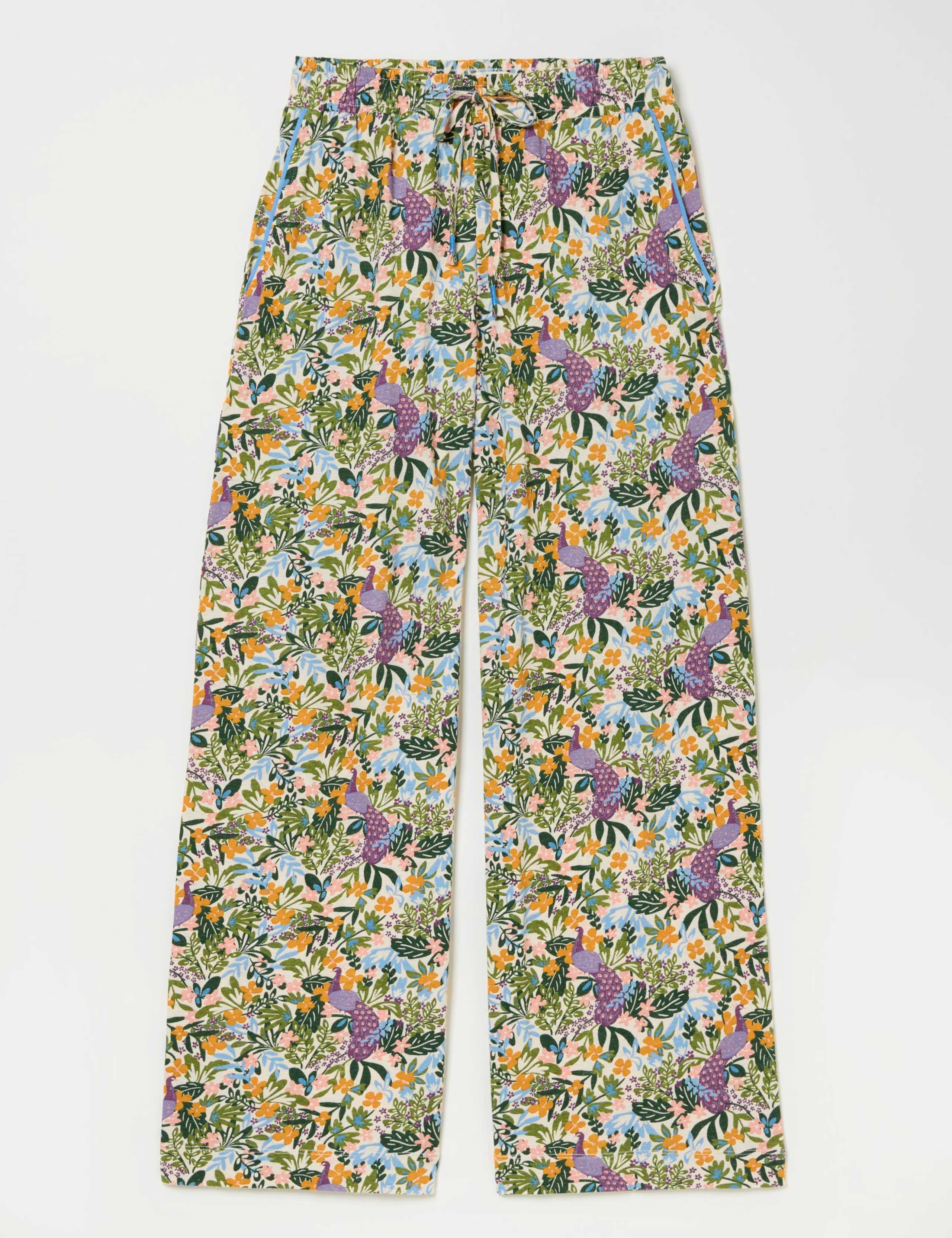 Cotton Rich Print Pyjama Bottoms 2 of 5