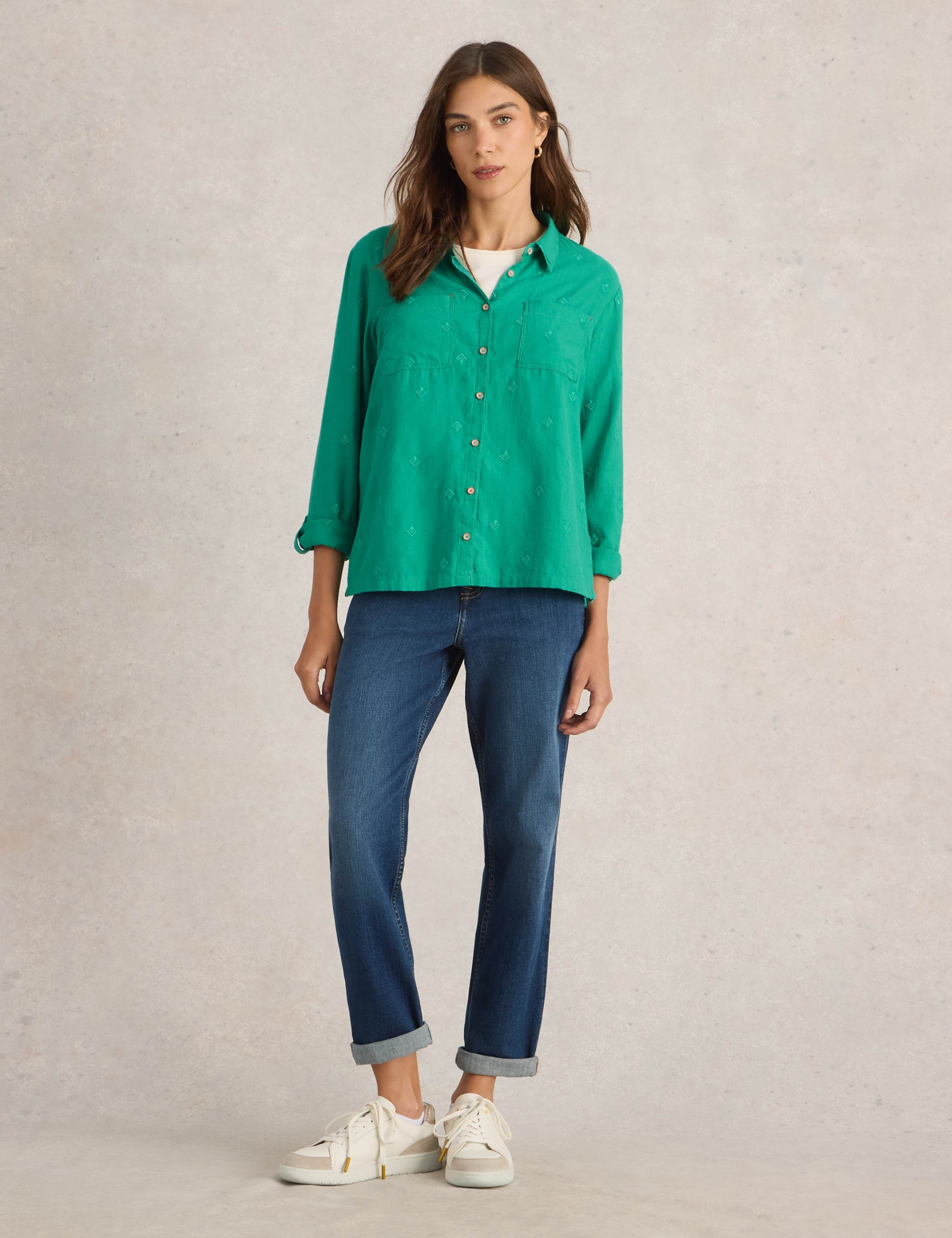 Pure Cotton Printed Button Through Shirt 3 of 6