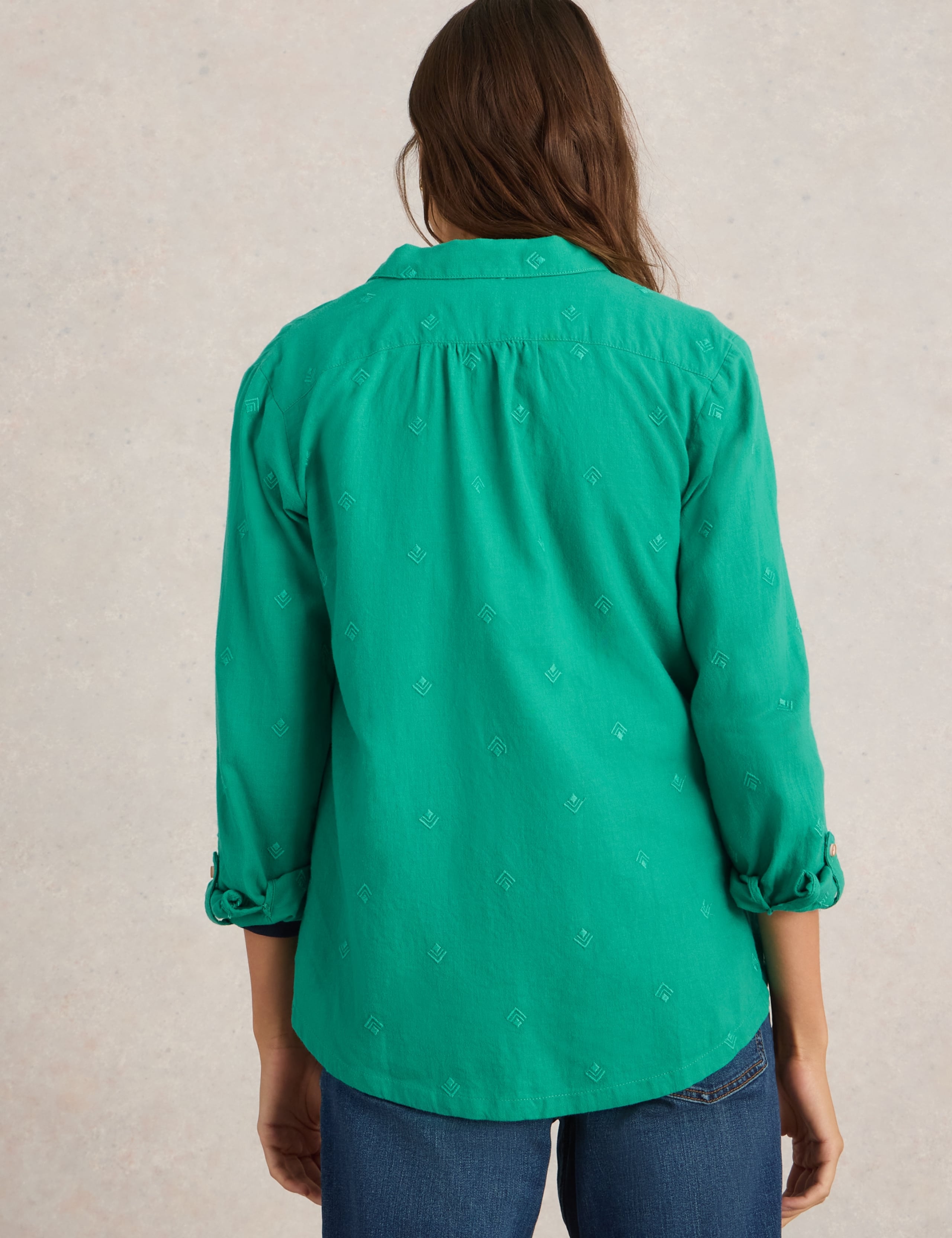 Pure Cotton Printed Button Through Shirt 4 of 6