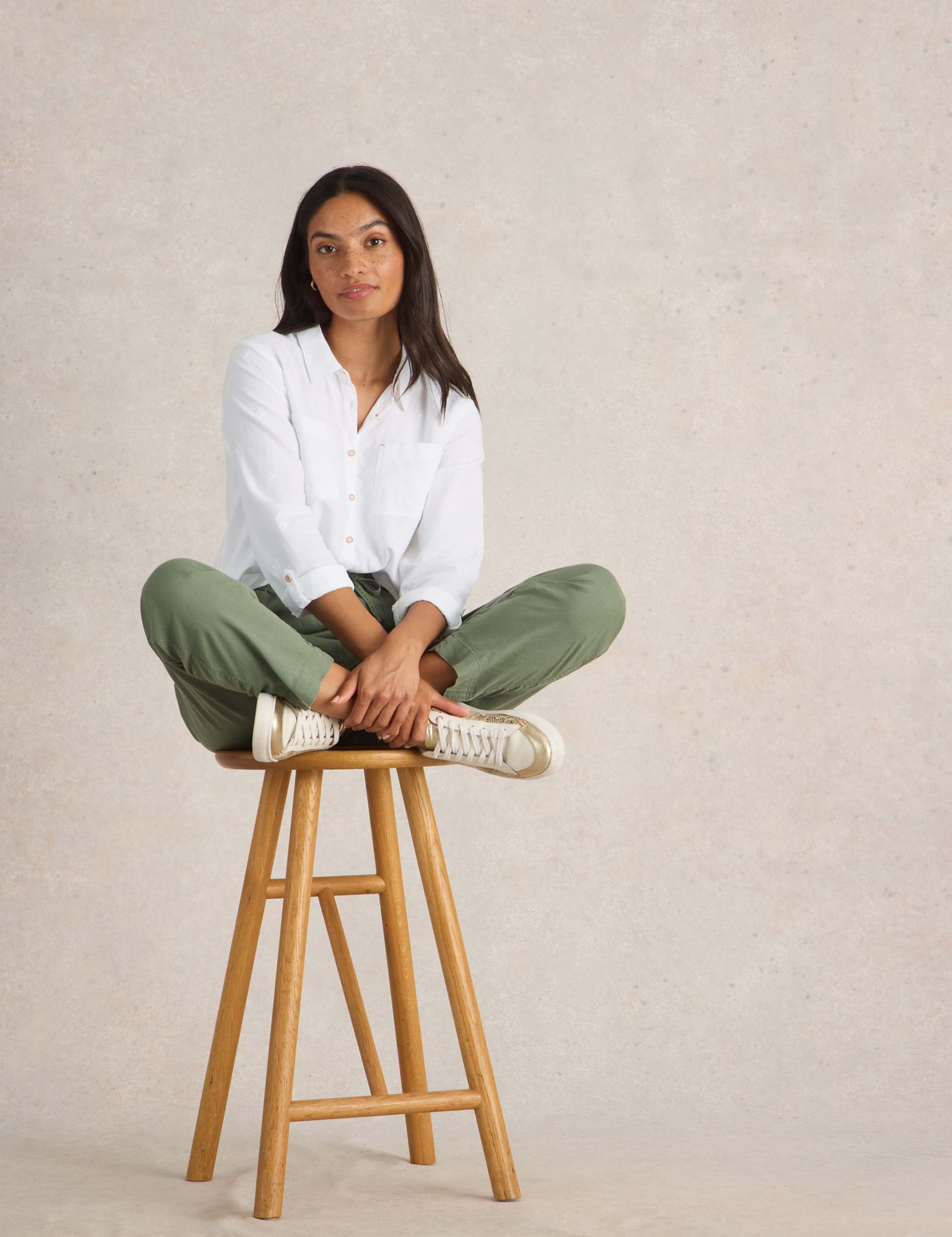 Pure Cotton Printed Button Through Shirt 1 of 6