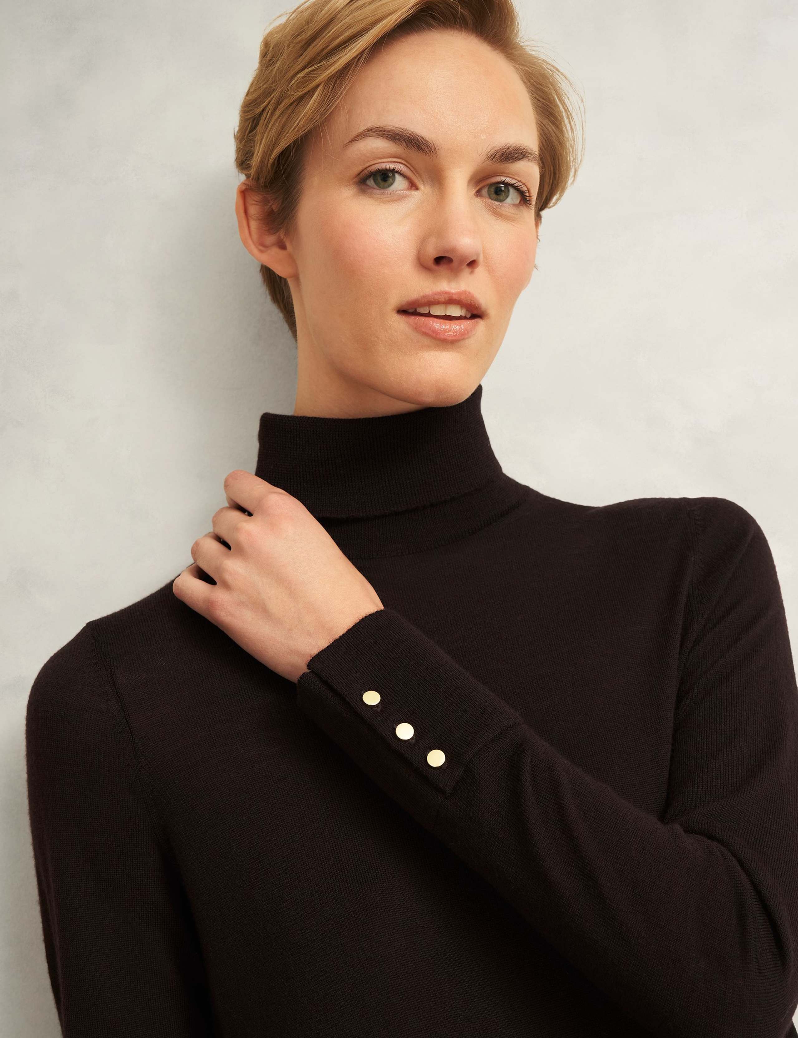 Pure Merino Wool Roll Neck Jumper 6 of 6