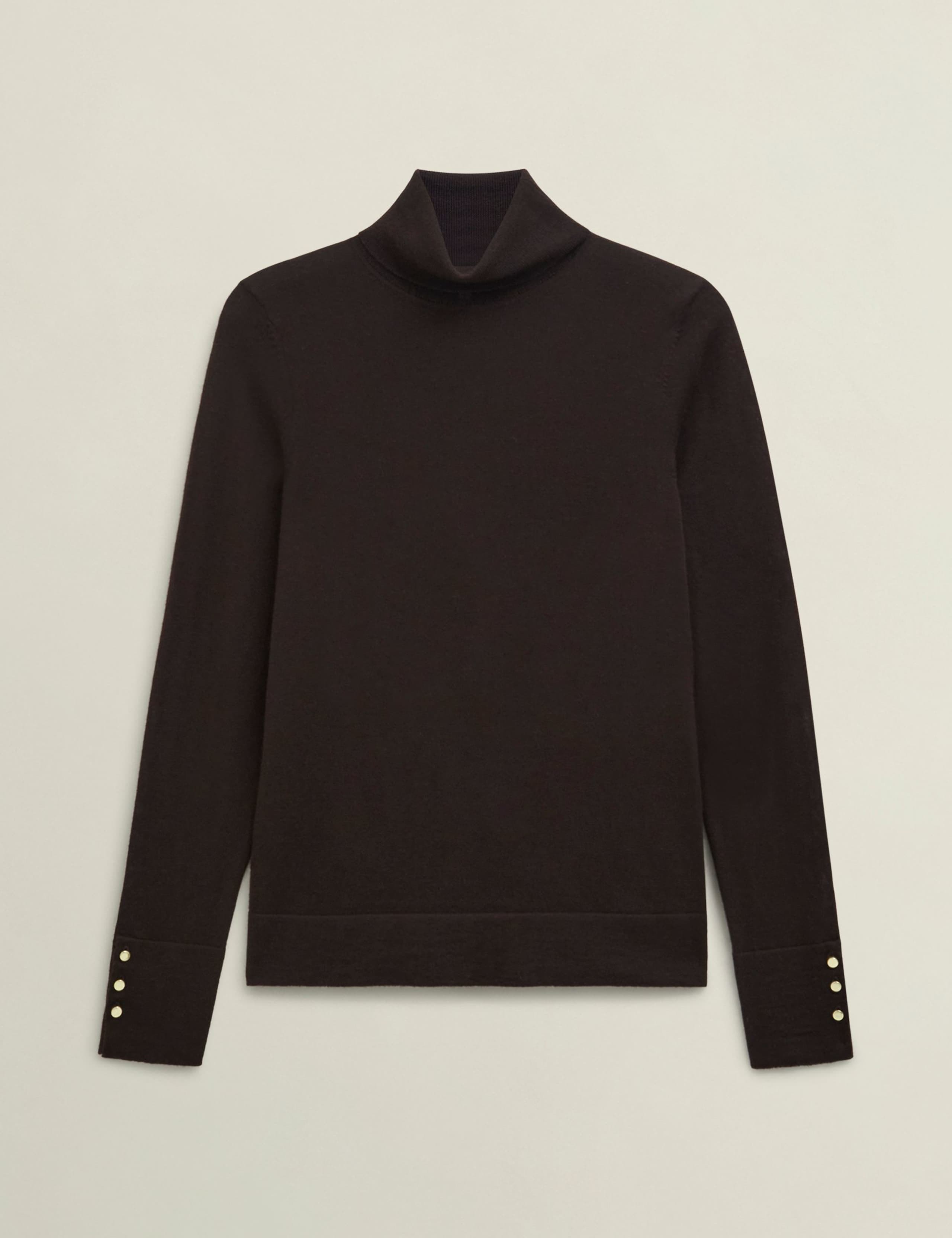 Pure Merino Wool Roll Neck Jumper 2 of 6