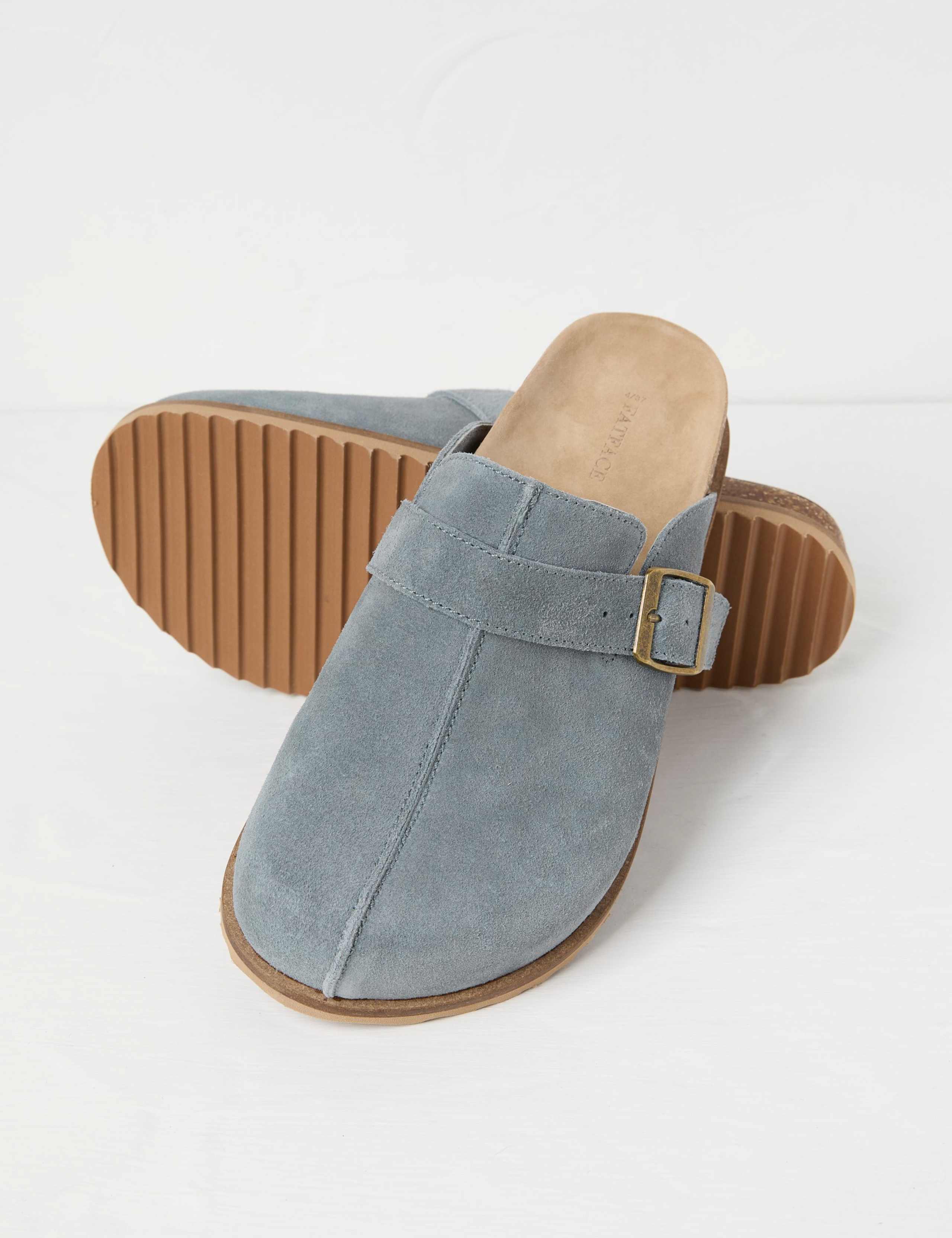 Suede Buckle Mule Slippers 3 of 3