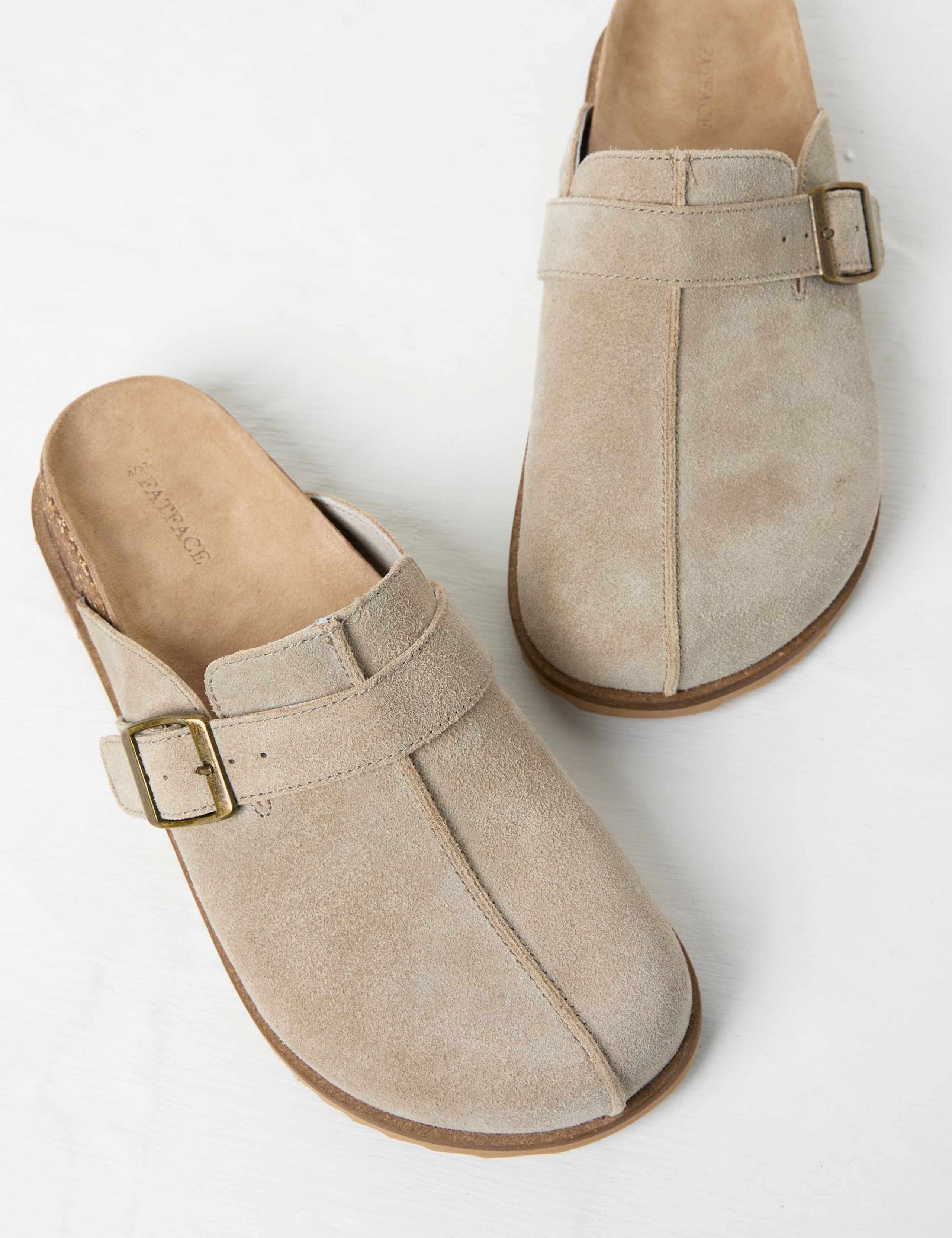 Suede Buckle Mule Slippers 2 of 3