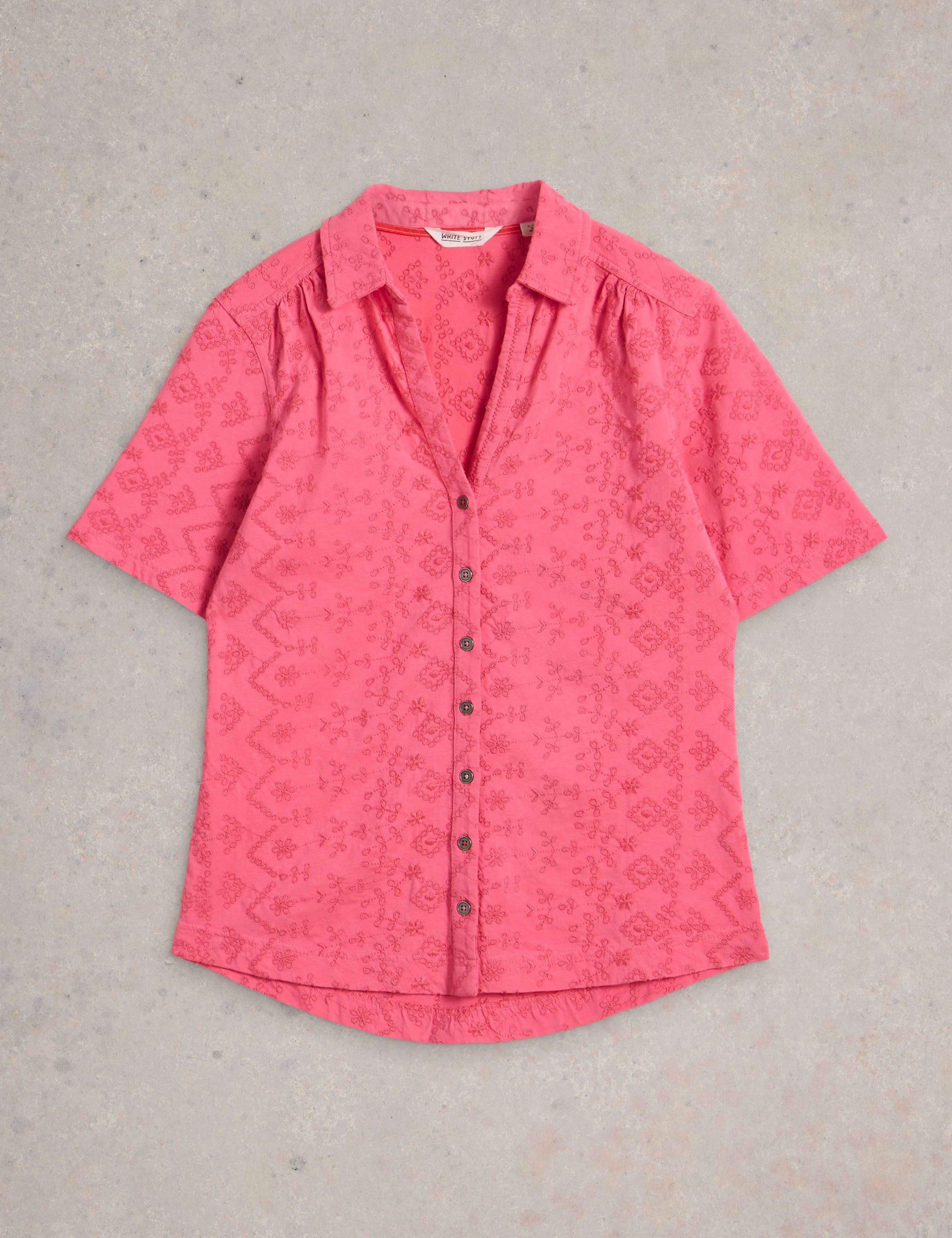 Pure Cotton Broderie Shirt 2 of 6