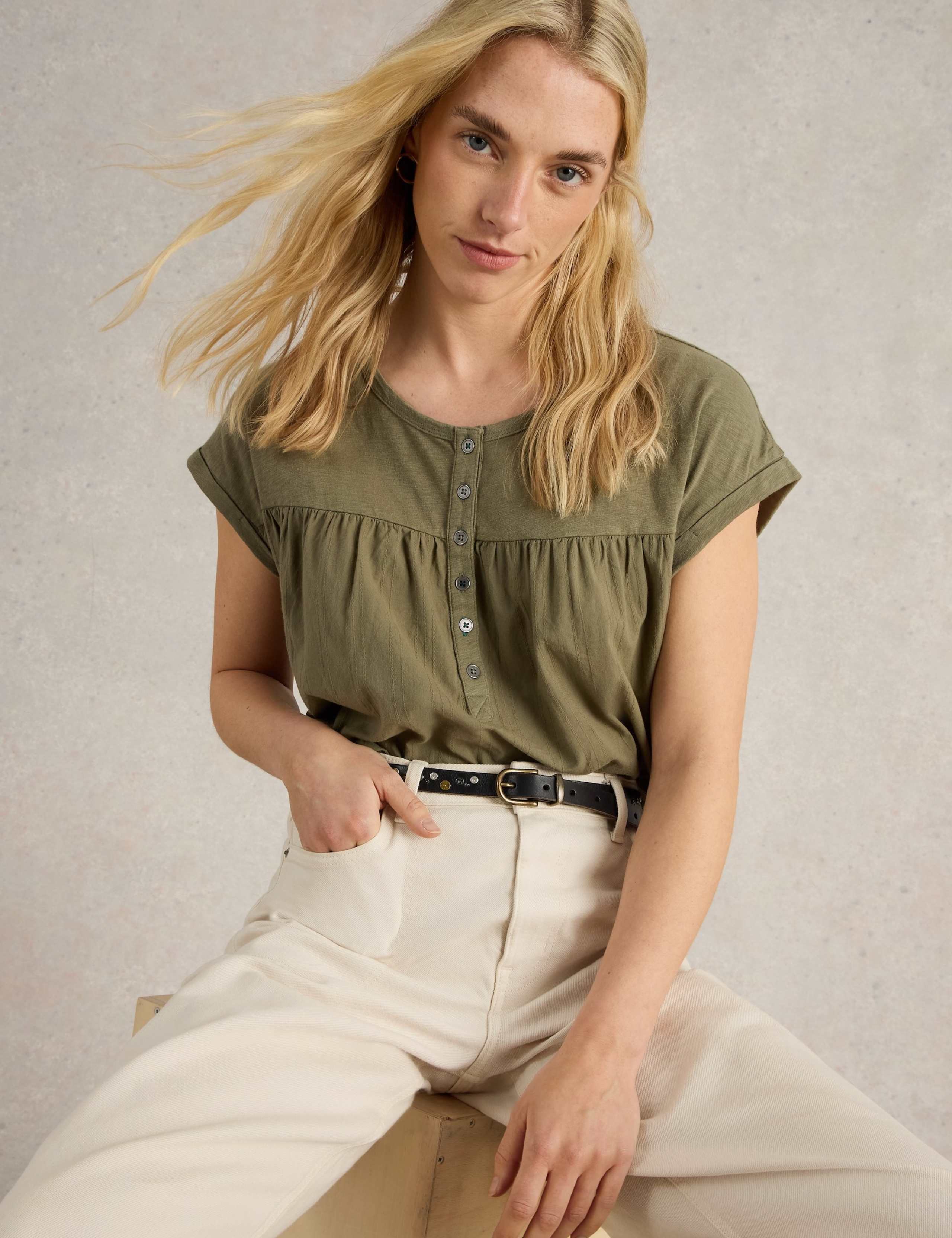 Pure Cotton Round Neck Shirt 5 of 6