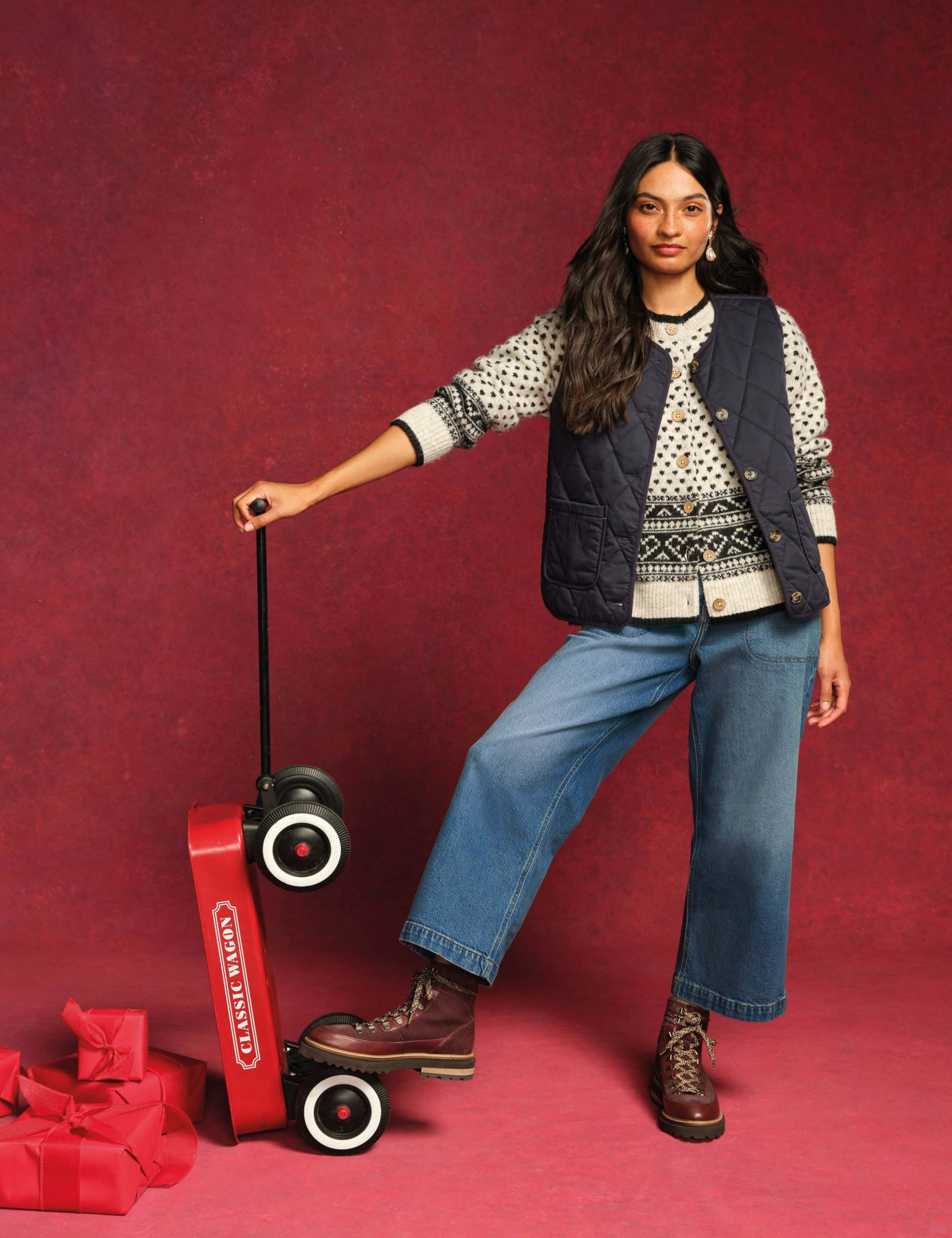 Mid Rise Wide Leg Cropped Jeans 7 of 7