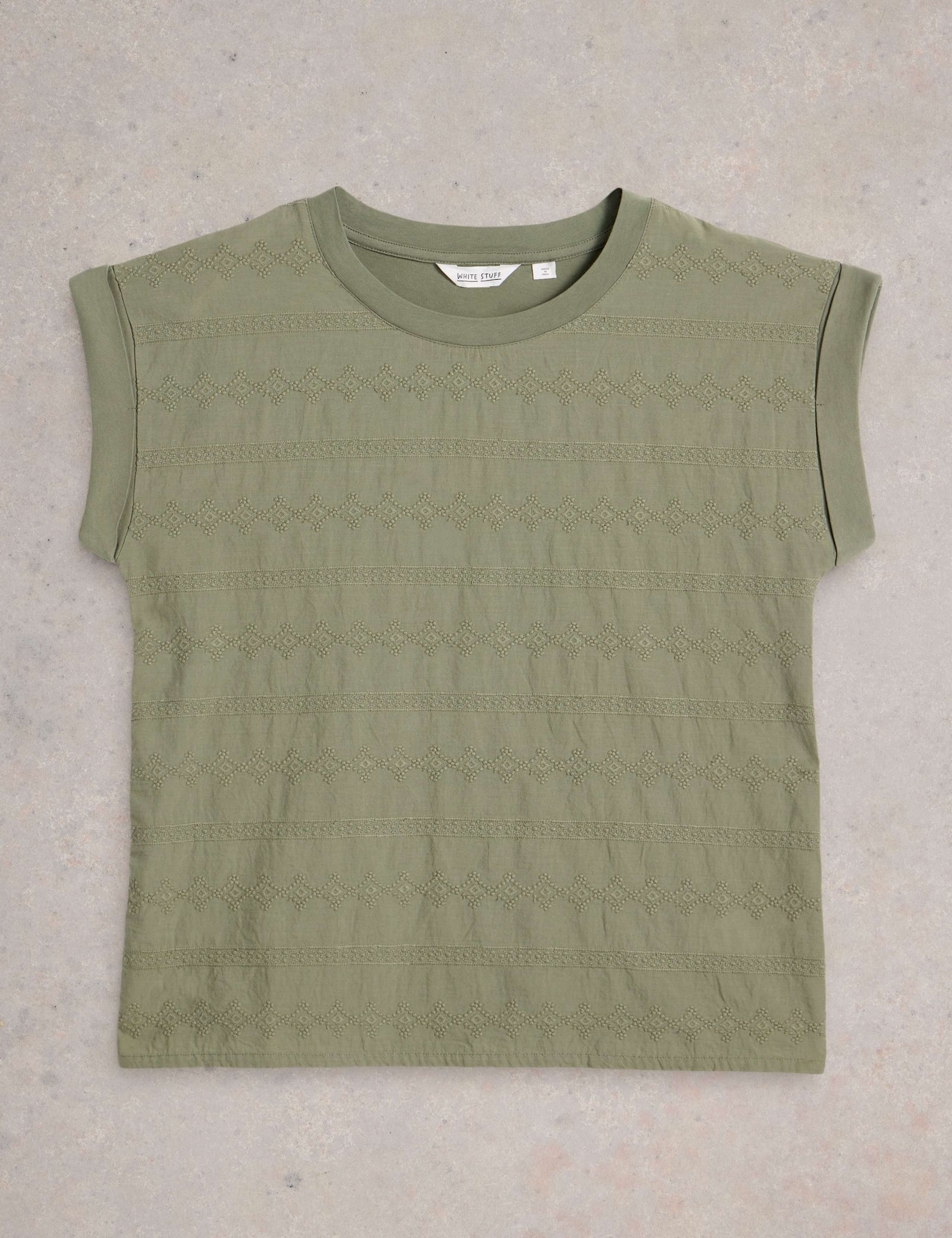 Pure Cotton Broderie T-Shirt 2 of 6