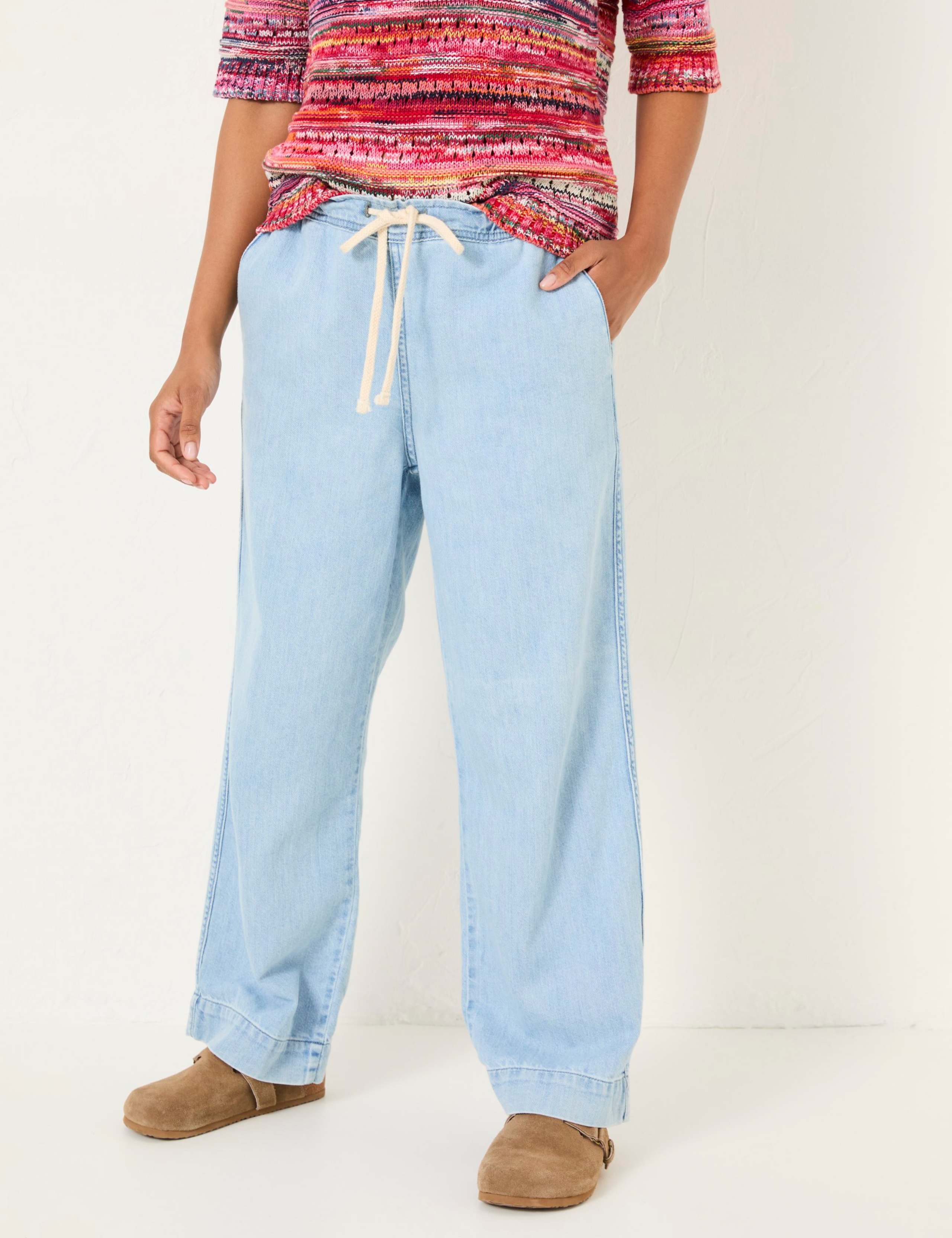 Elasticated Wide Leg Jeans 5 of 6