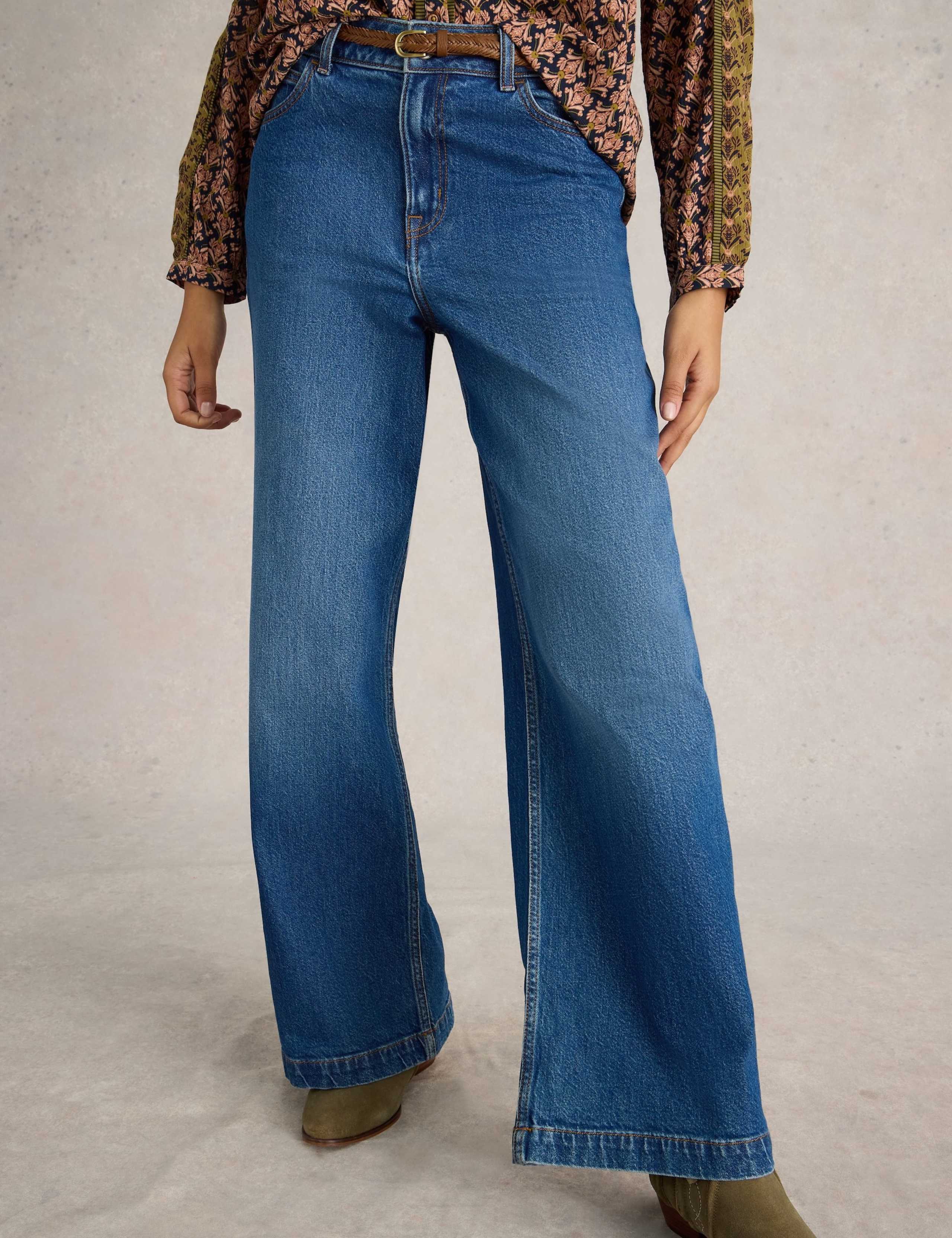 Mid Rise Wide Leg Jeans 5 of 6