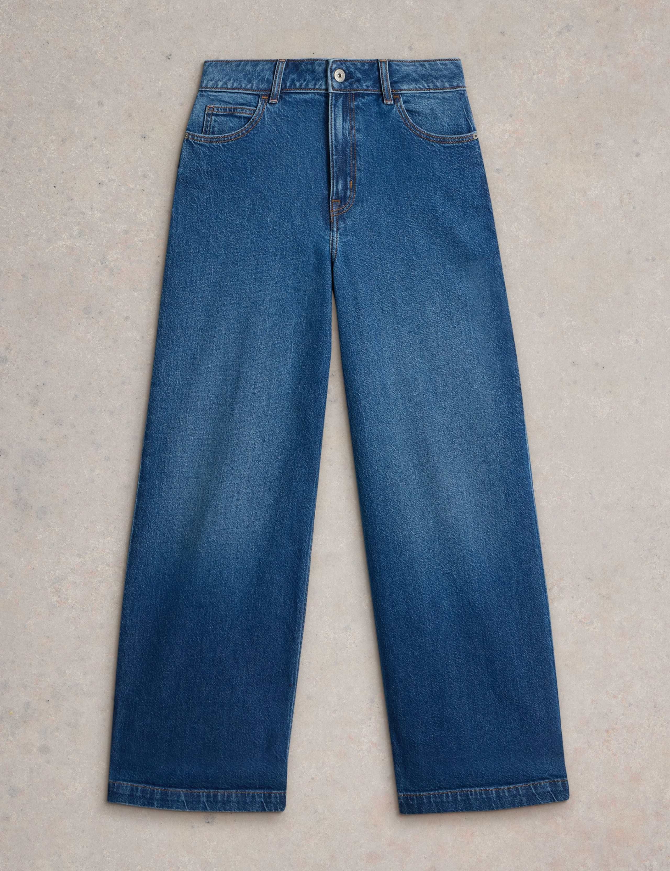 Mid Rise Wide Leg Jeans 2 of 6